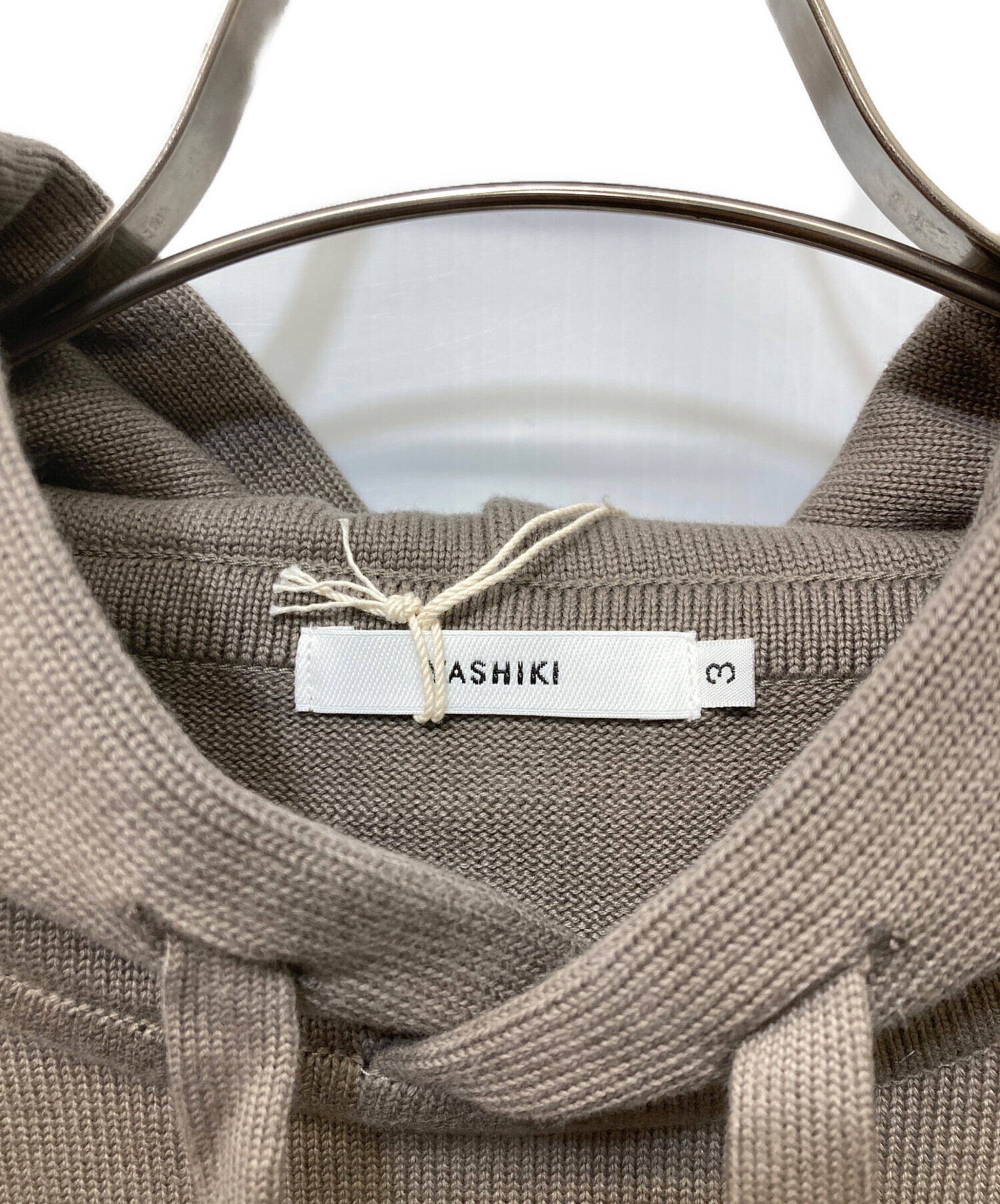 中古・古着通販】YASHIKI (ヤシキ) Setsugi Hoodie ブラウン サイズ:3 