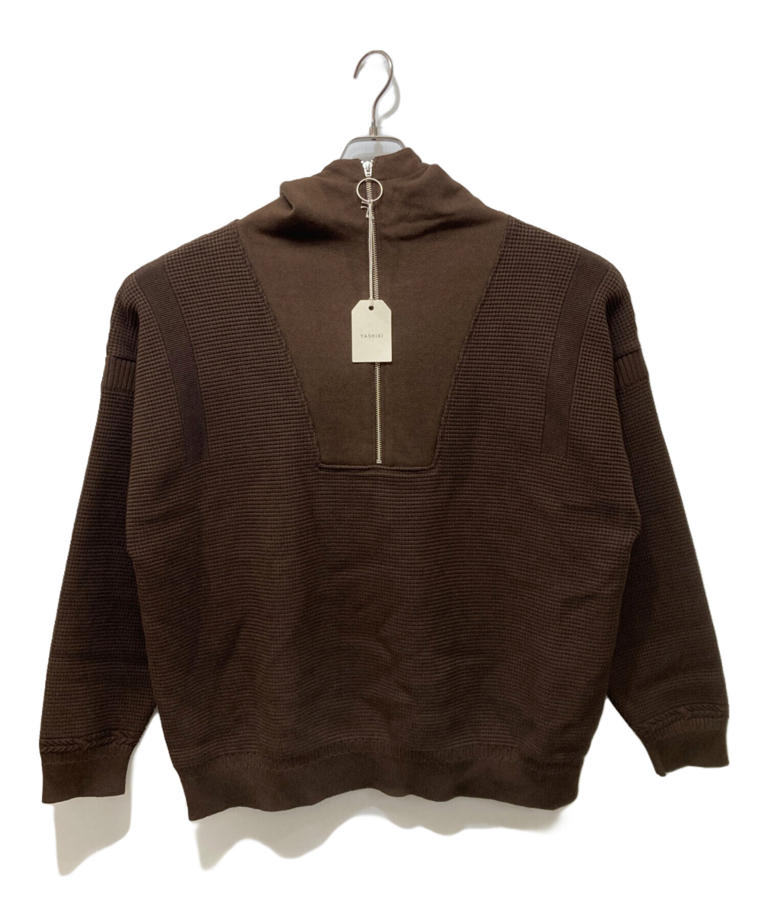 中古・古着通販】YASHIKI (ヤシキ) Tasogare High Neck Hoodie 