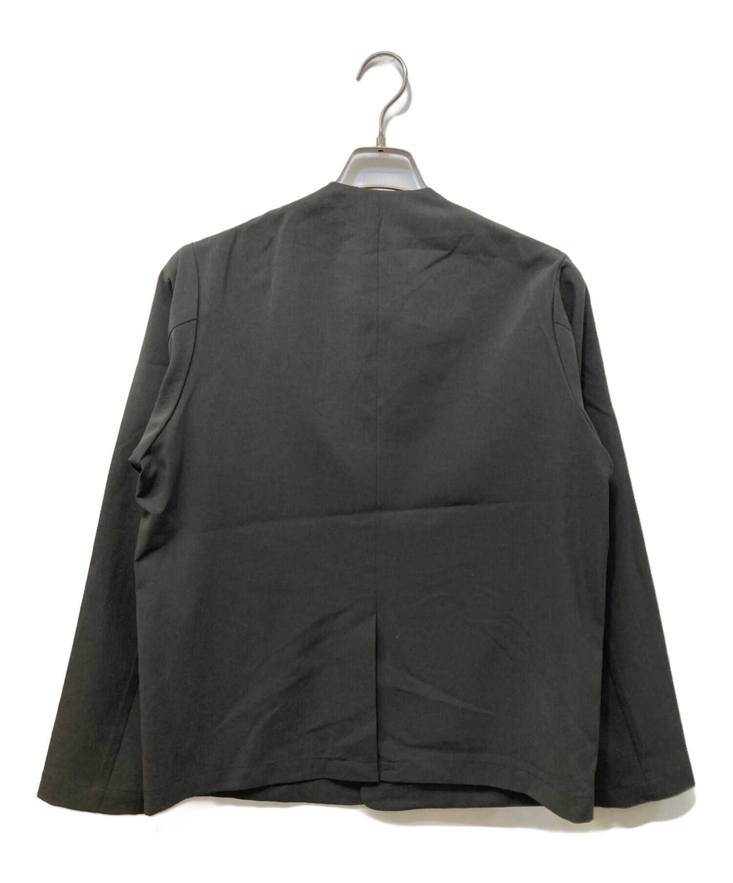 中古・古着通販】VICTIM (ヴィクティム) NO COLLAR JACKET ブラック