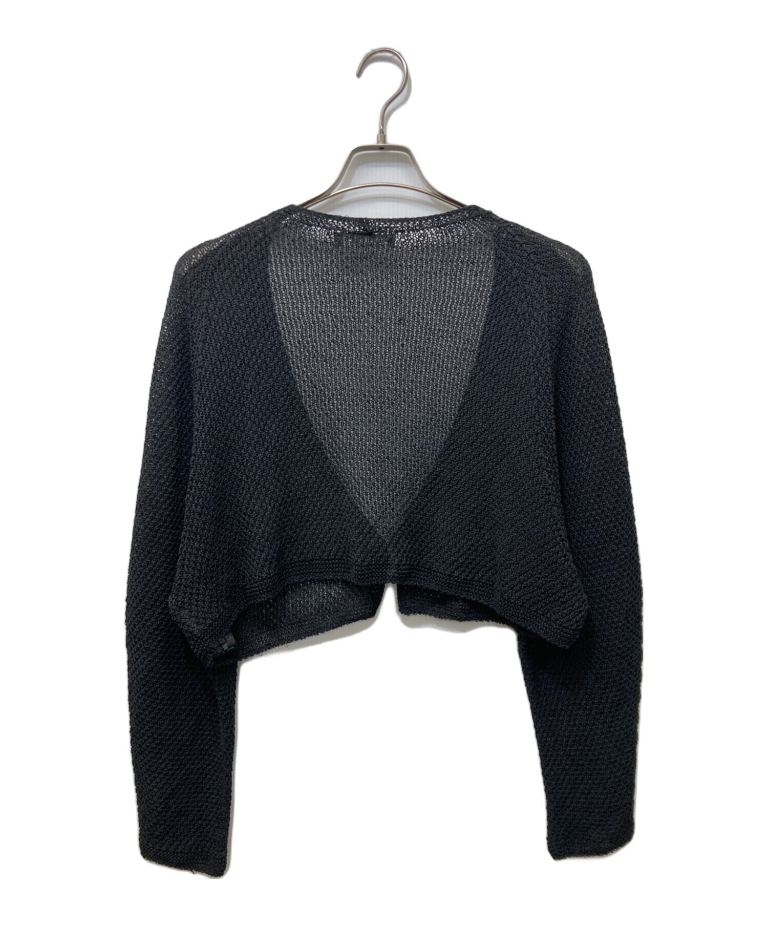 NOBLE ペーパーヤーンカノコ ショートVネックカーディガン 試着のみ