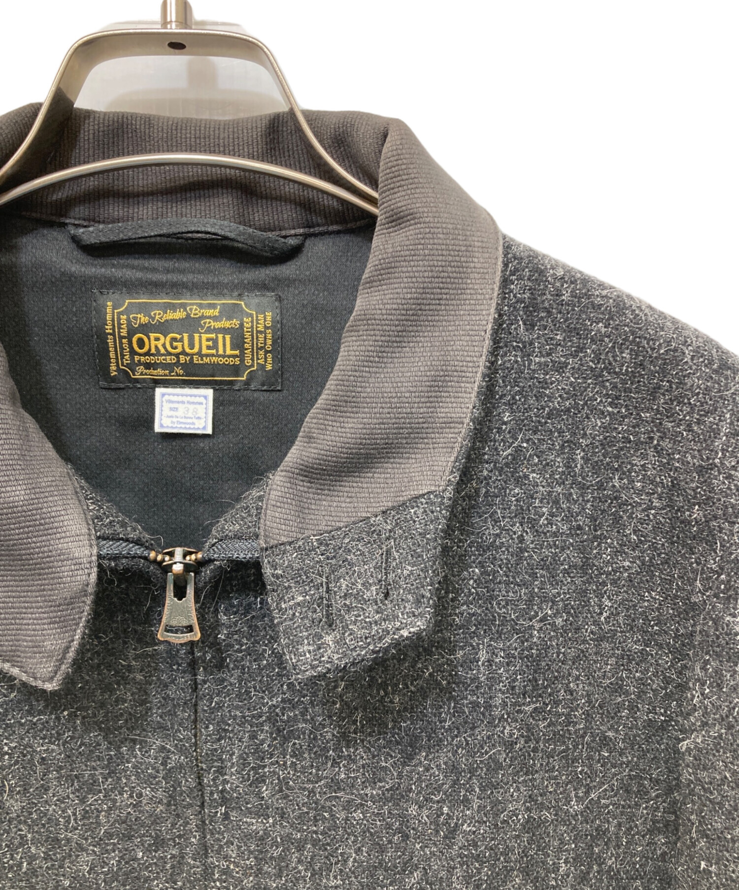 中古・古着通販】ORGUEIL (オルゲイユ) Drizzler Jacket ブラック