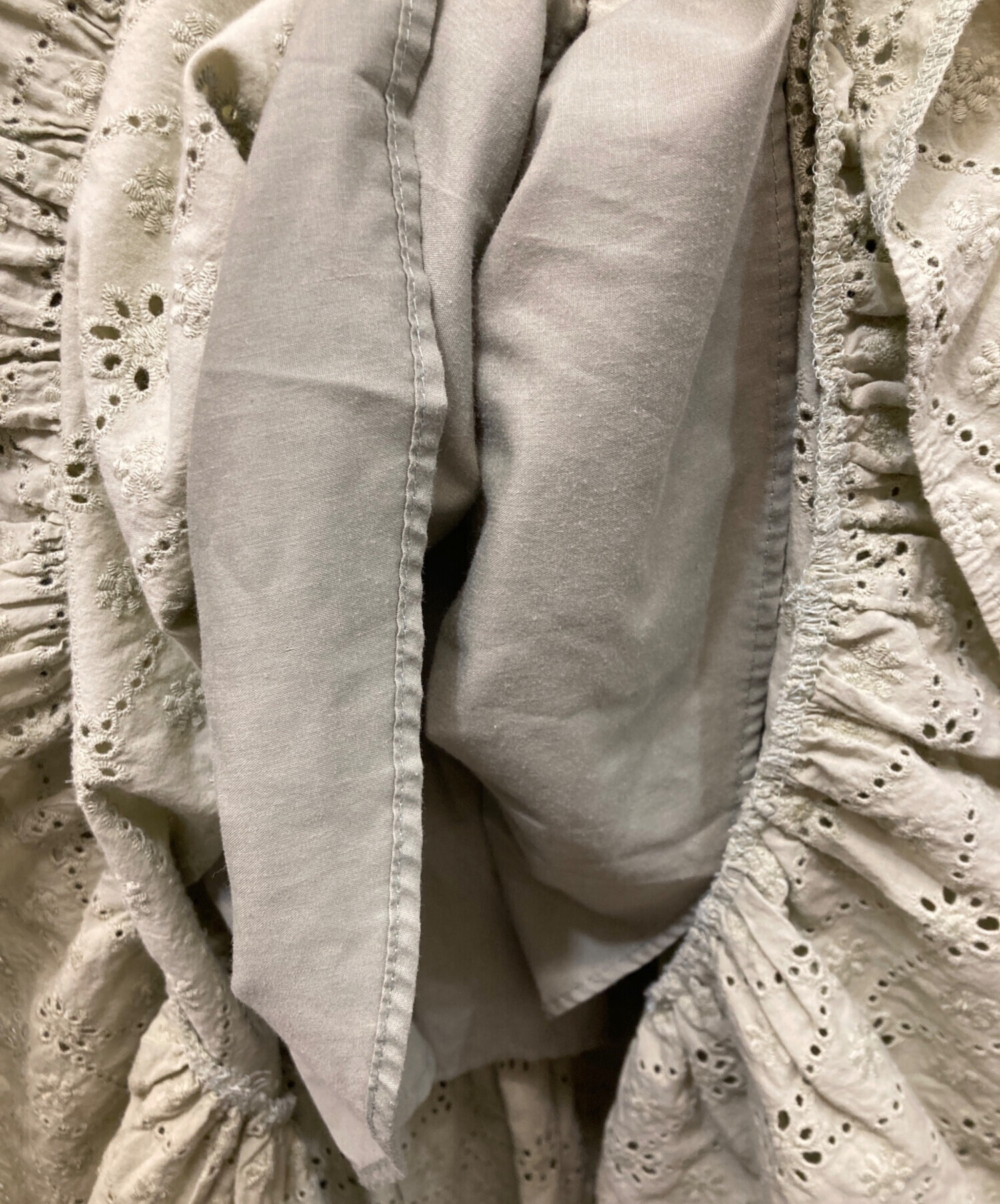 中古・古着通販】POPPY (ポピー) フラワーレースワンピース グリーン