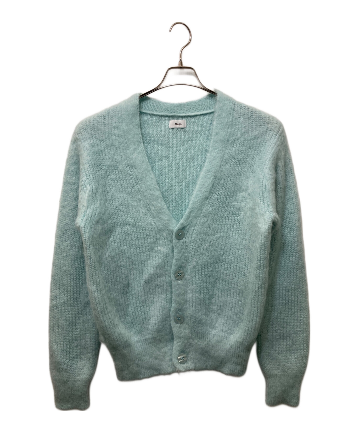 中古・古着通販】ALLEGE (アレッジ) Mohair Cardigan ブルー サイズ:1 