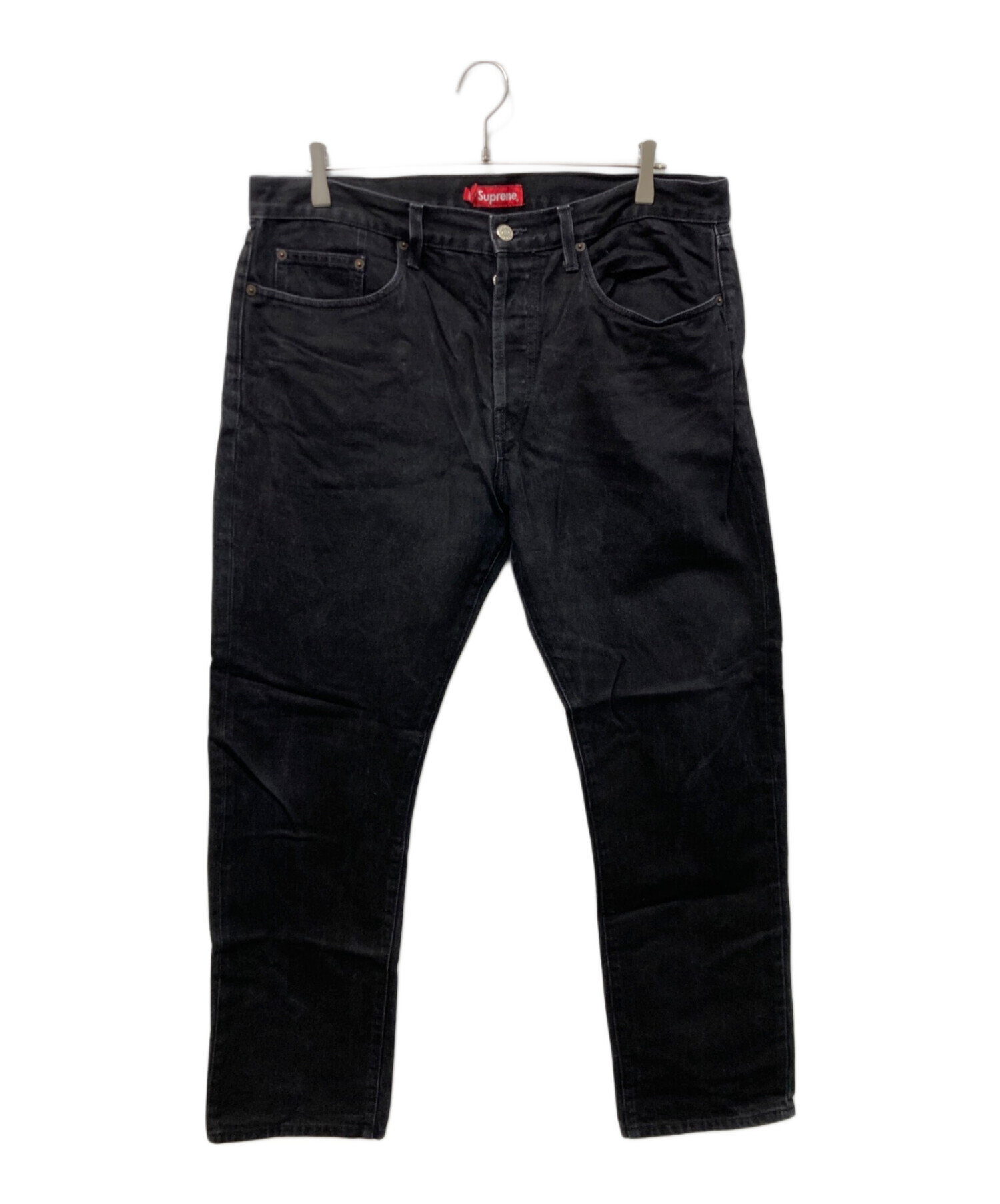 中古・古着通販】Supreme (シュプリーム) ブラックデニムパンツ 