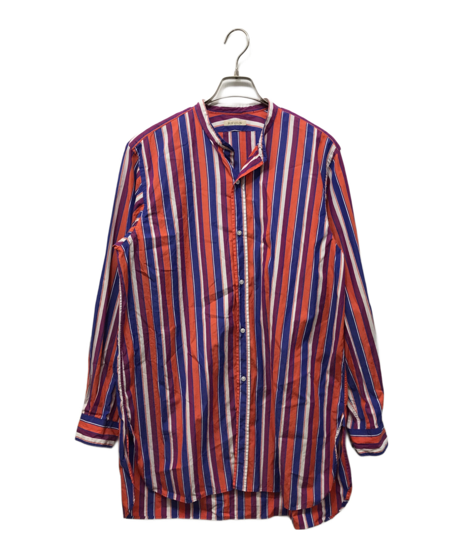 HEUGN カジュアルシャツ メンズ ユーゲン 中古　古着 HEUGN（ユーゲン）カジュアルシャツ 白 サイズ:4(XL位) メンズ