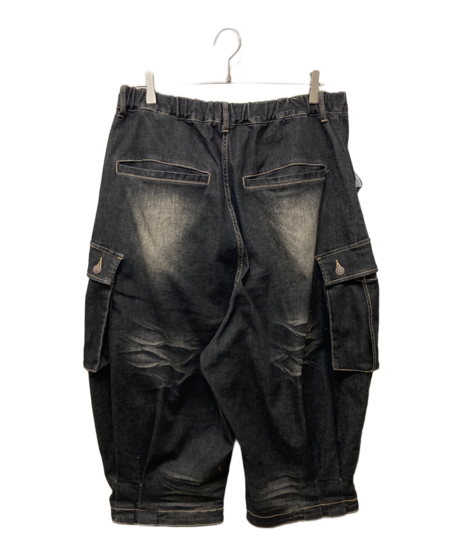 中古・古着通販】glamb (グラム) クロップドデニムカーゴパンツ