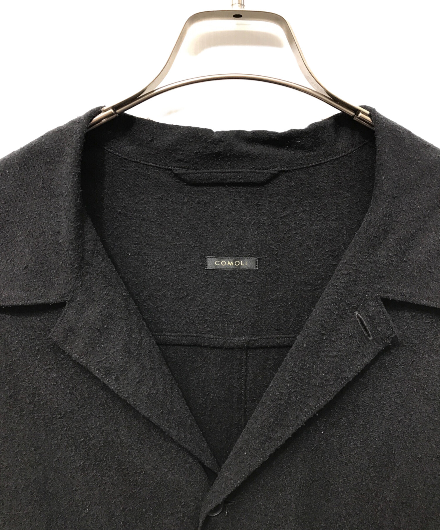 COMOLI コモリ カジュアルシャツ 3(L位) 黒 【古着】 COMOLI カジュアルシャツ メンズ コモリ 中古 古着 : RAGTAG