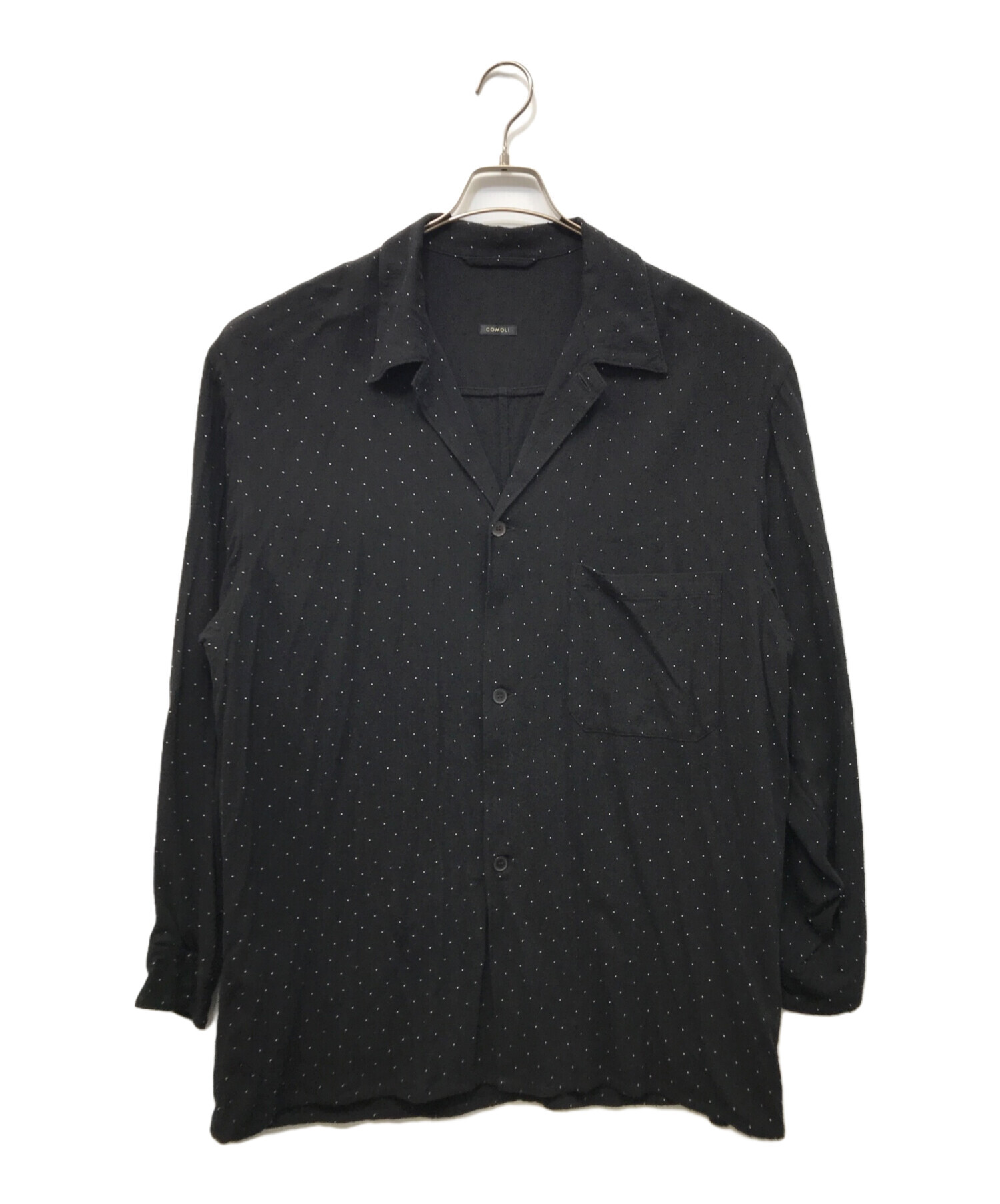 中古・古着通販】COMOLI (コモリ) シルクノイル ドット シャツ