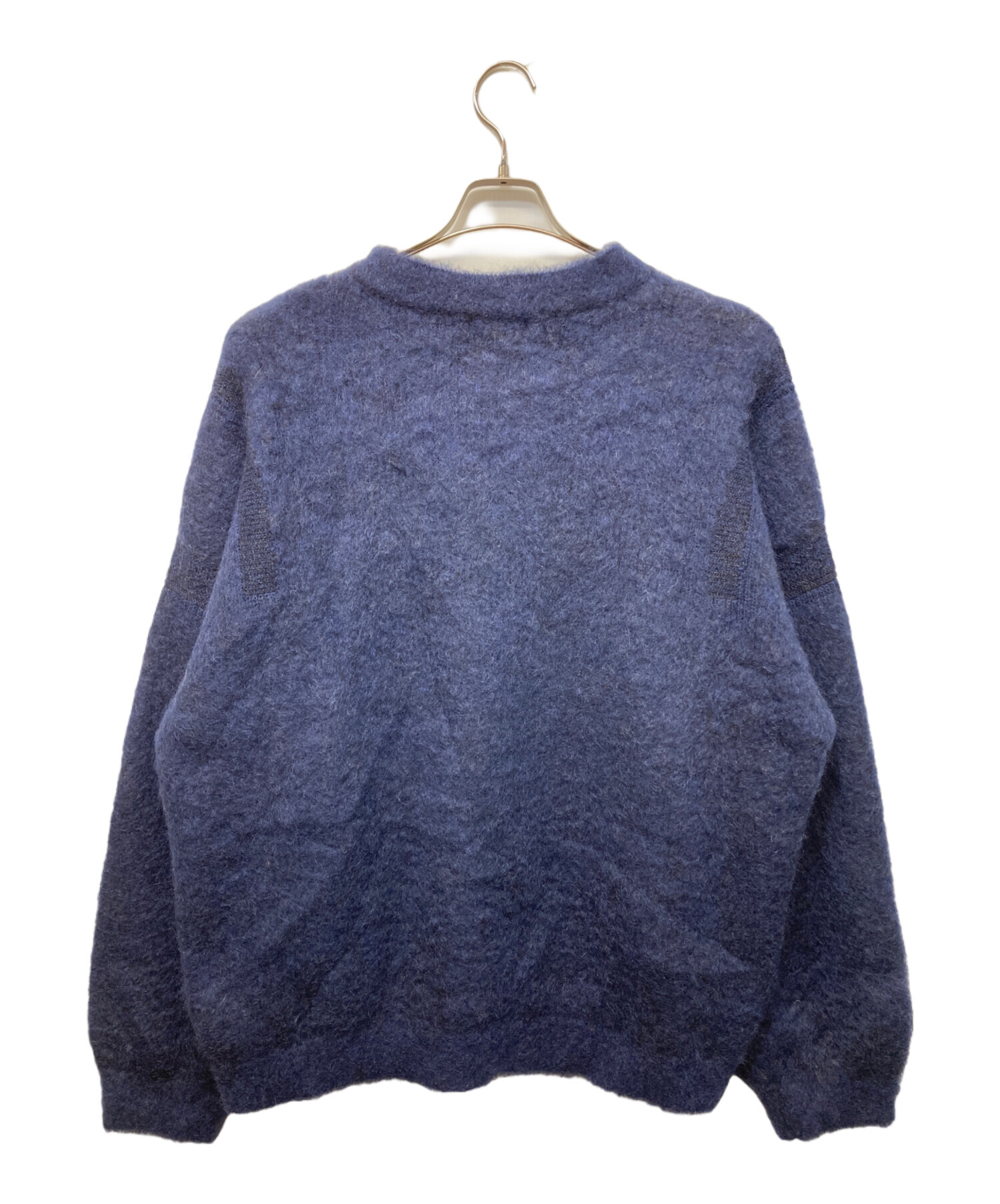 中古・古着通販】YASHIKI (ヤシキ) Akane mohair Knit ネイビー サイズ 