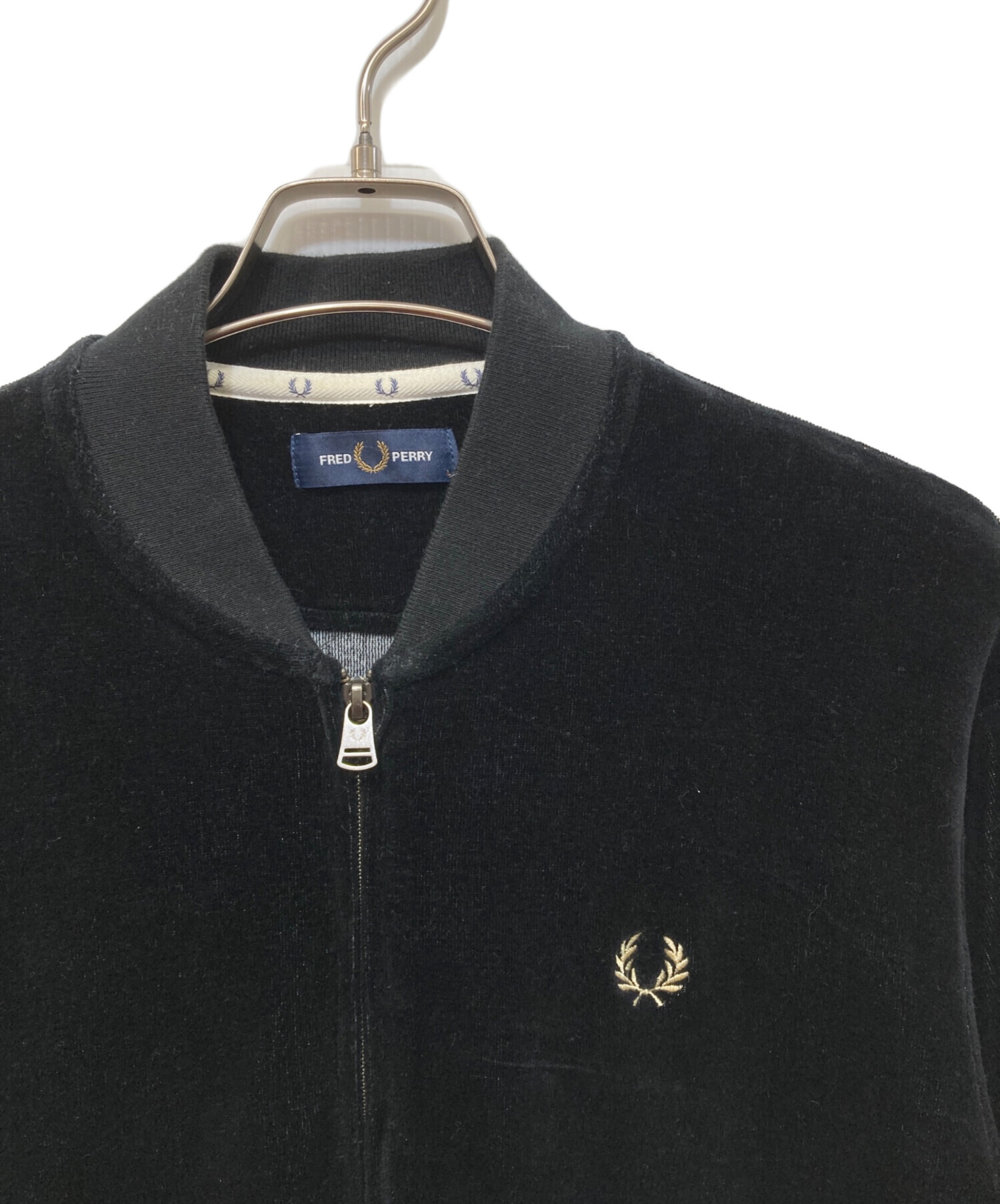 中古・古着通販】FRED PERRY (フレッドペリー) ベロアジップアップ