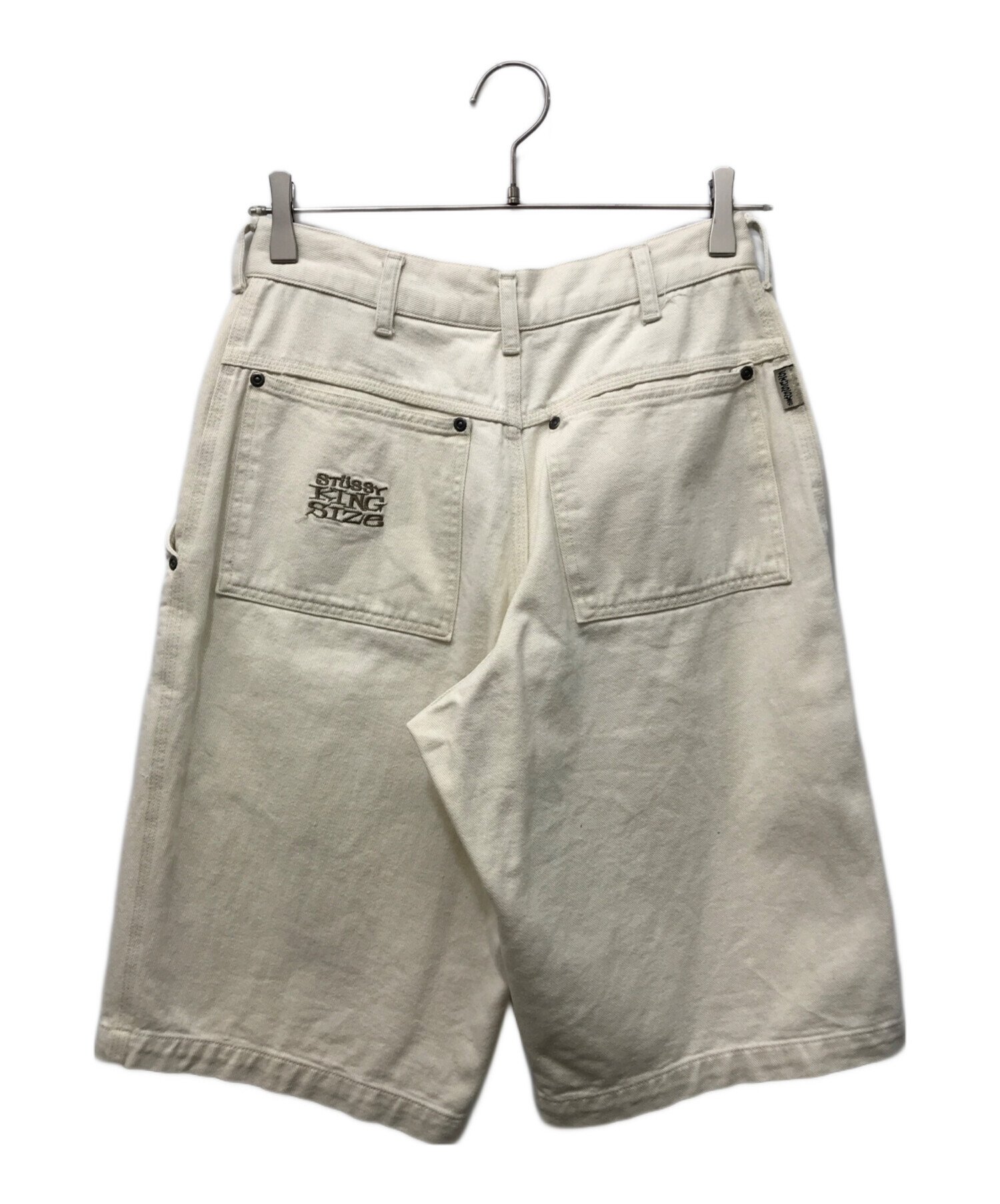 中古・古着通販】stussy (ステューシー) ハーフパンツ ベージュ サイズ