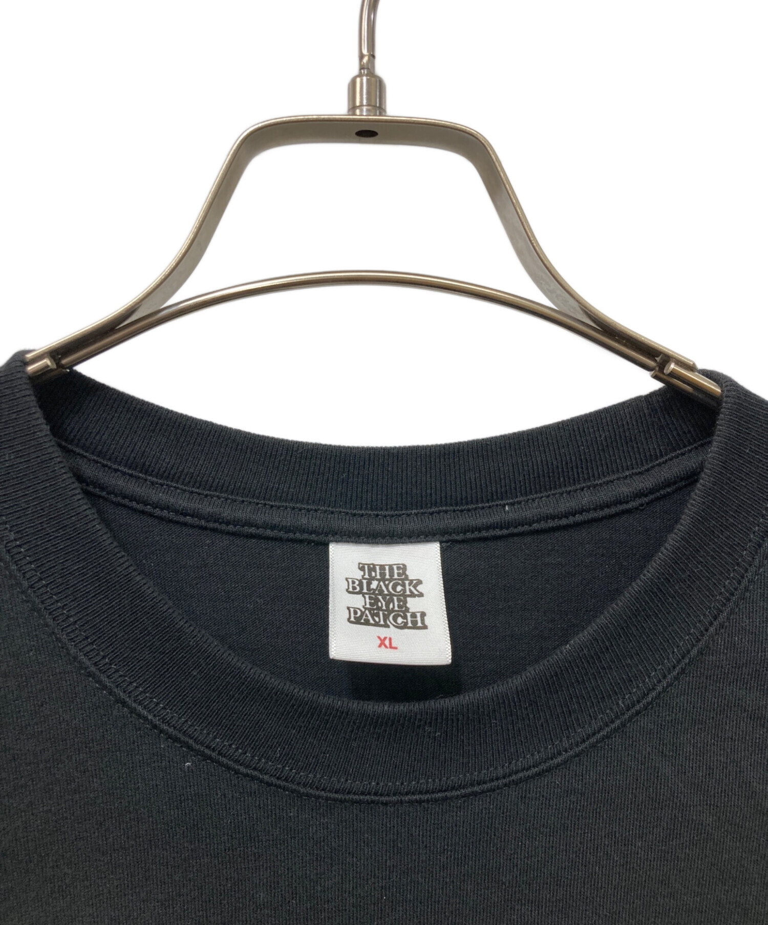 ブラックアイパッチ KISSES ON OG LABEL TEE BLACK L ブラックアイ 