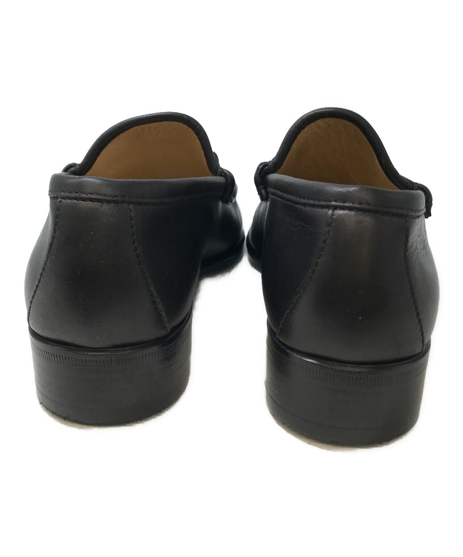 中古・古着通販】GUCCI (グッチ) ホースビットローファー ブラック 