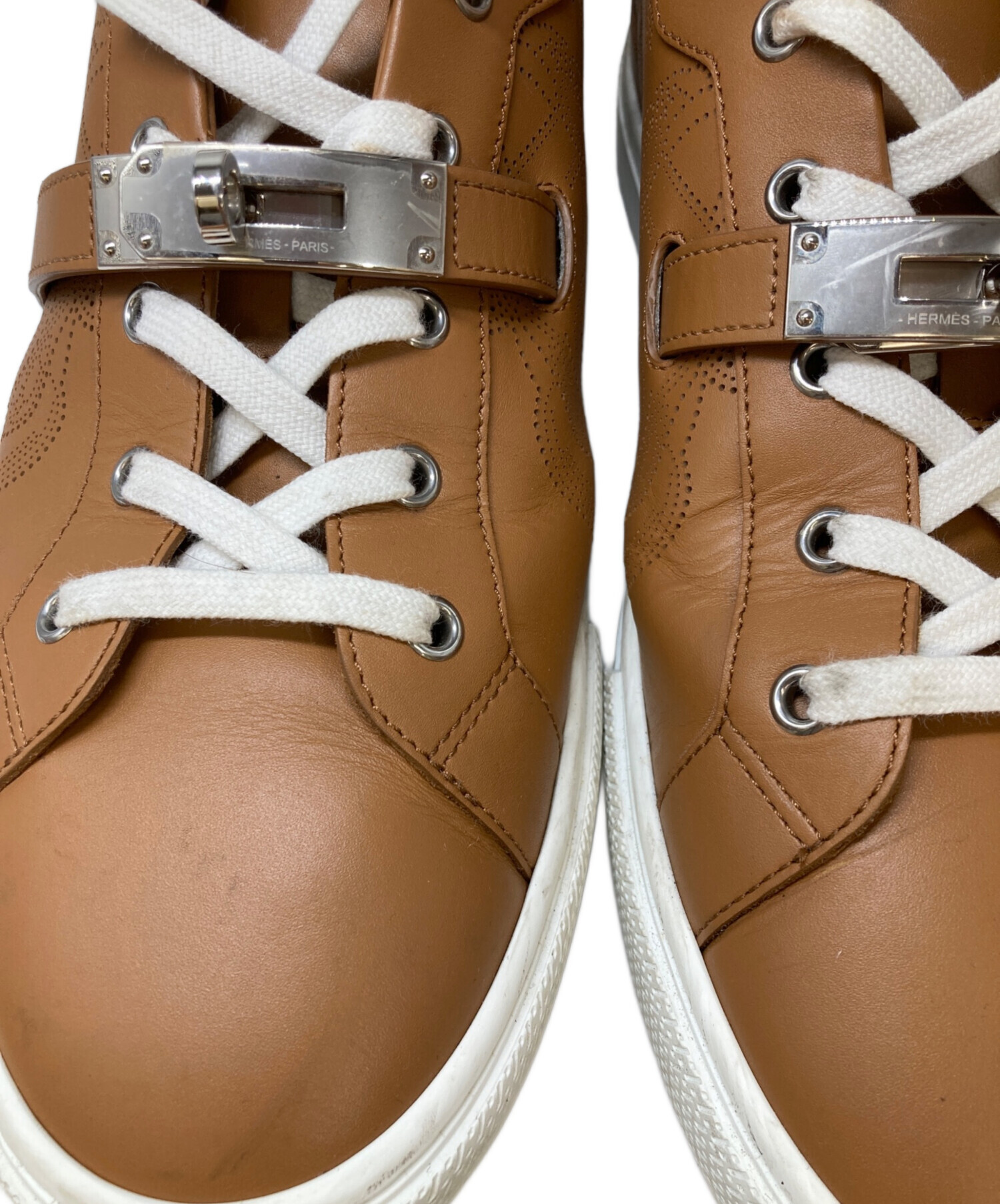 中古・古着通販】HERMES (エルメス) デイスニーカー ブラウン