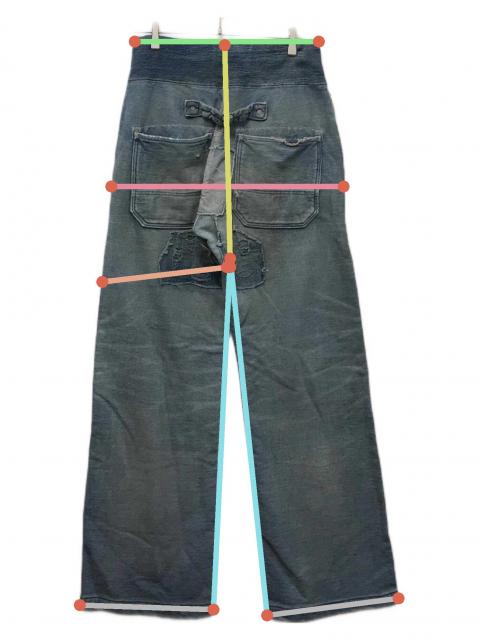 中古・古着通販】KAPITAL (キャピタル) 襤褸加工パッチワーク