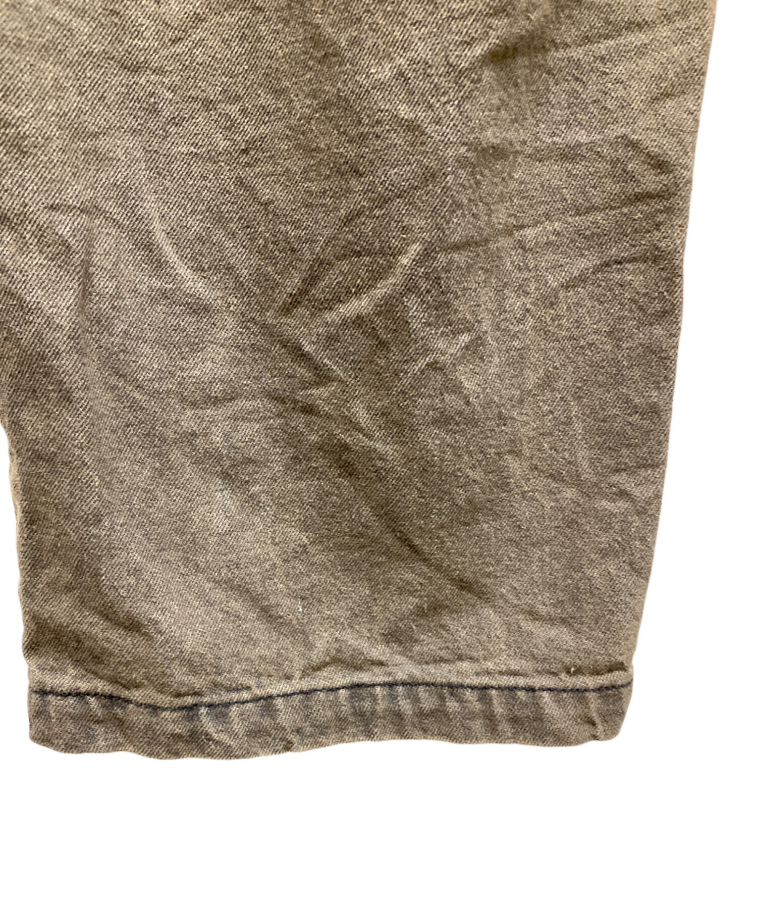 中古・古着通販】X-girl (エックスガール) OVERDYED OVERALLS ブラウン 