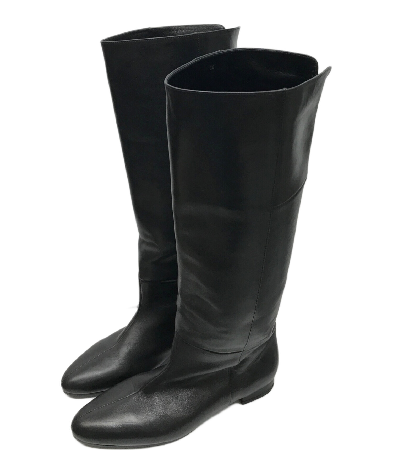 中古・古着通販】SINME (シンメ) ロングブーツ ブラック サイズ:36