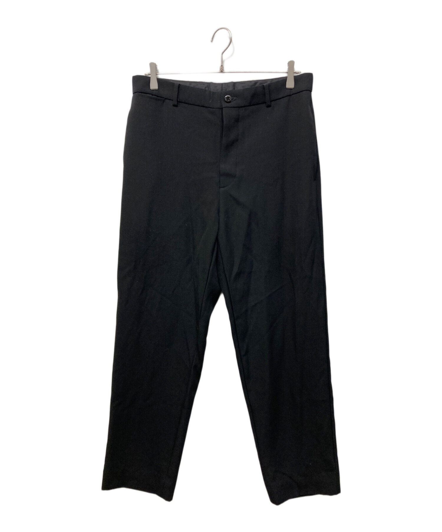 ATON BACK SATIN STANDARD PANTS 06 Black ATON - BACK SATIN STANDARD
