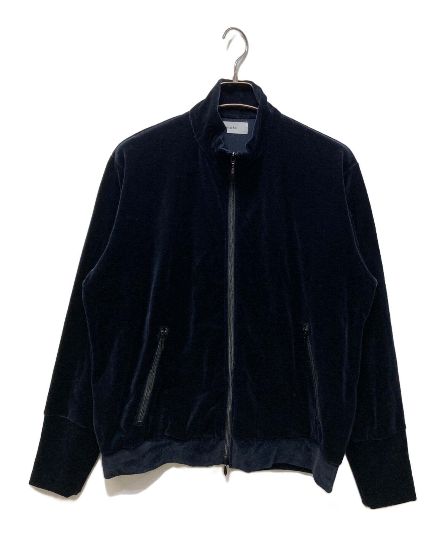 中古・古着通販】MARKA (マーカ) ベロアトラックジャケット ネイビー 