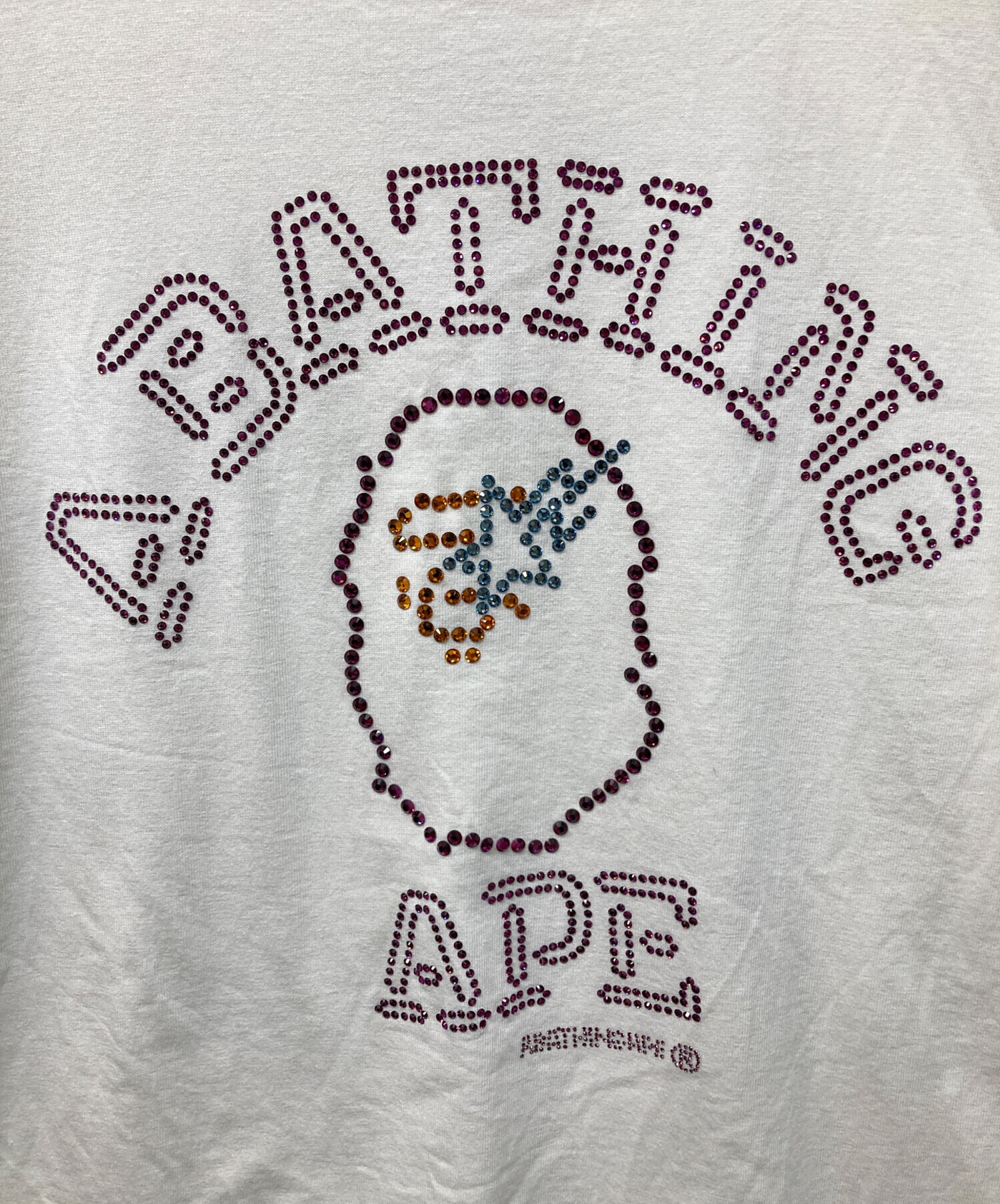 アベイジングエイプ スワロフスキー付 新品未使用 Tシャツ 中古・古着通販】A BATHING APE (ア ベイシング エイプ