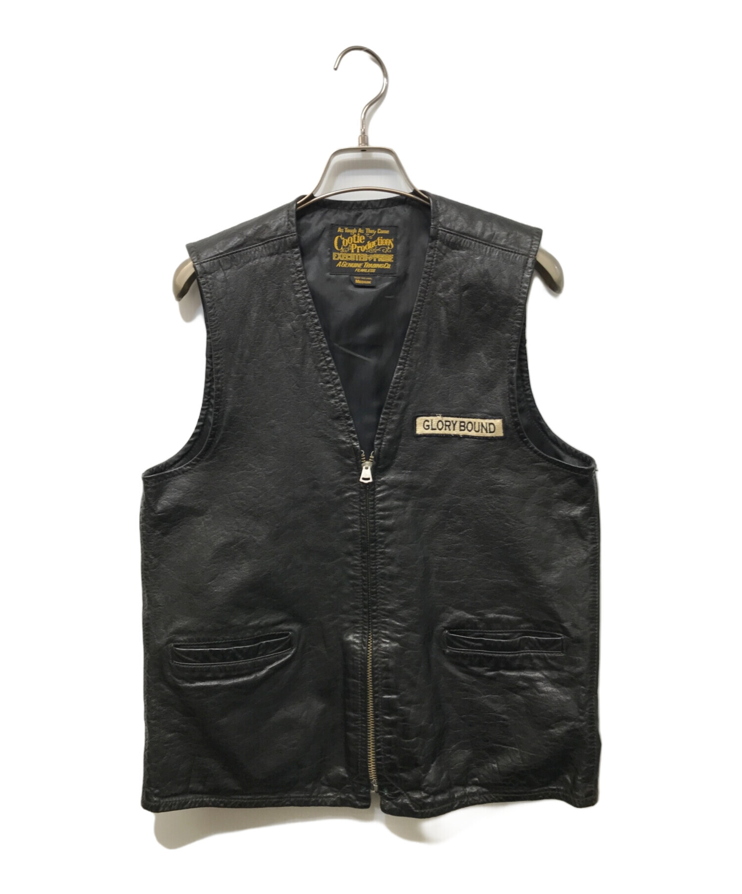 cootie レザーベスト　ジャケット　クーティー　L 中古・古着通販】COOTIE PRODUCTIONS (クーティープロダクツ) レザー