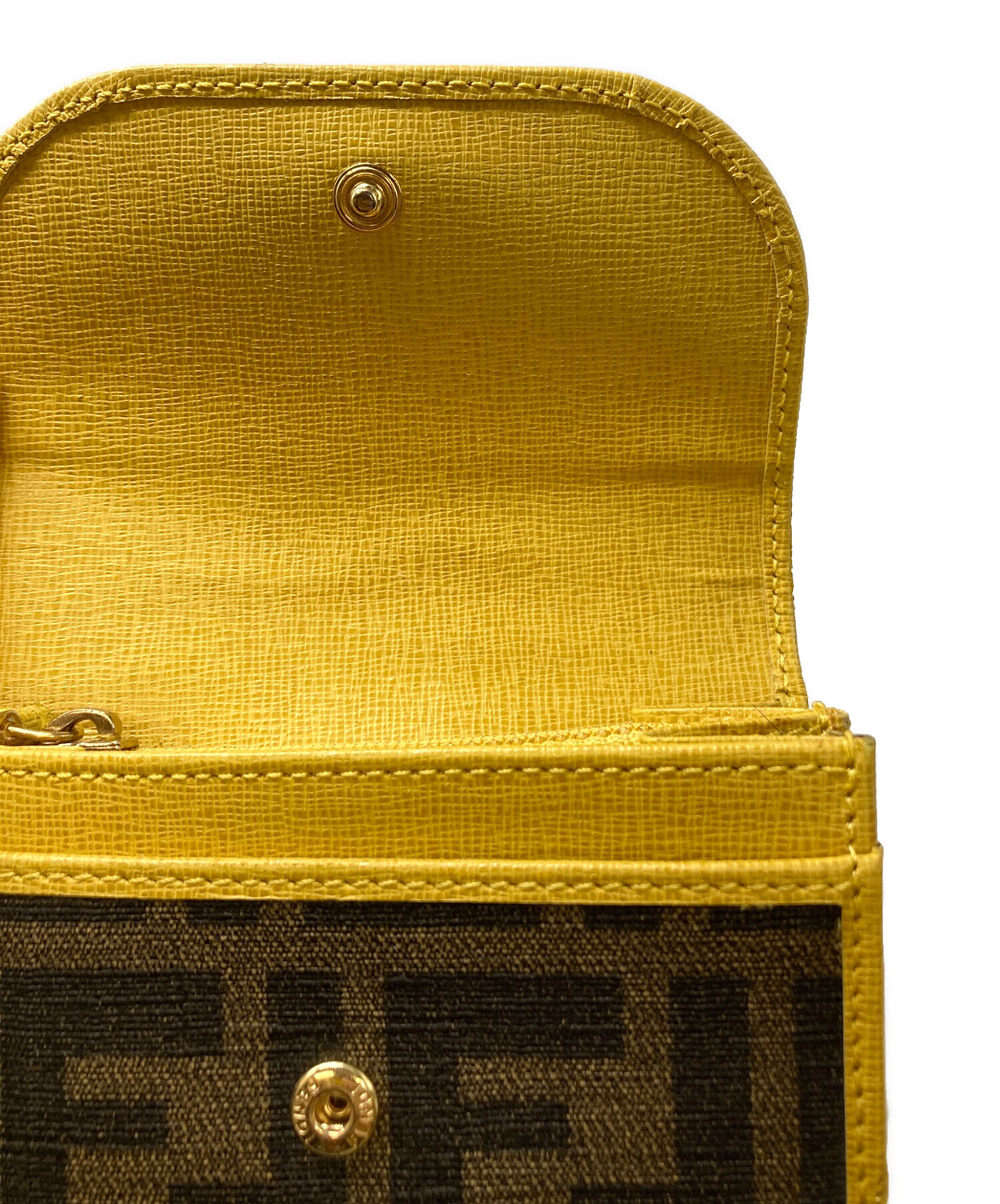 中古・古着通販】FENDI (フェンディ) ズッカ柄コンパクトウォレット