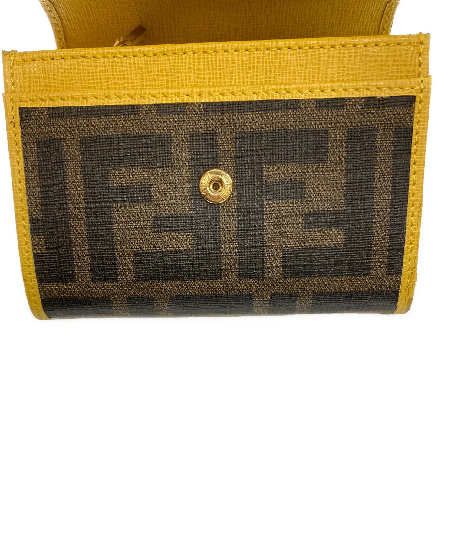 中古・古着通販】FENDI (フェンディ) ズッカ柄コンパクトウォレット