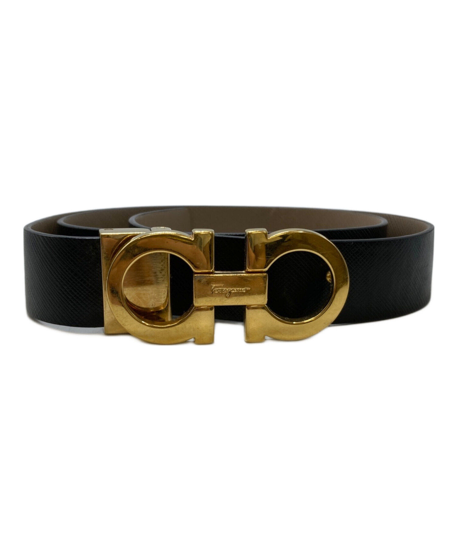 中古・古着通販】Ferragamo (フェラガモ) ビッグバックルレザーベルト