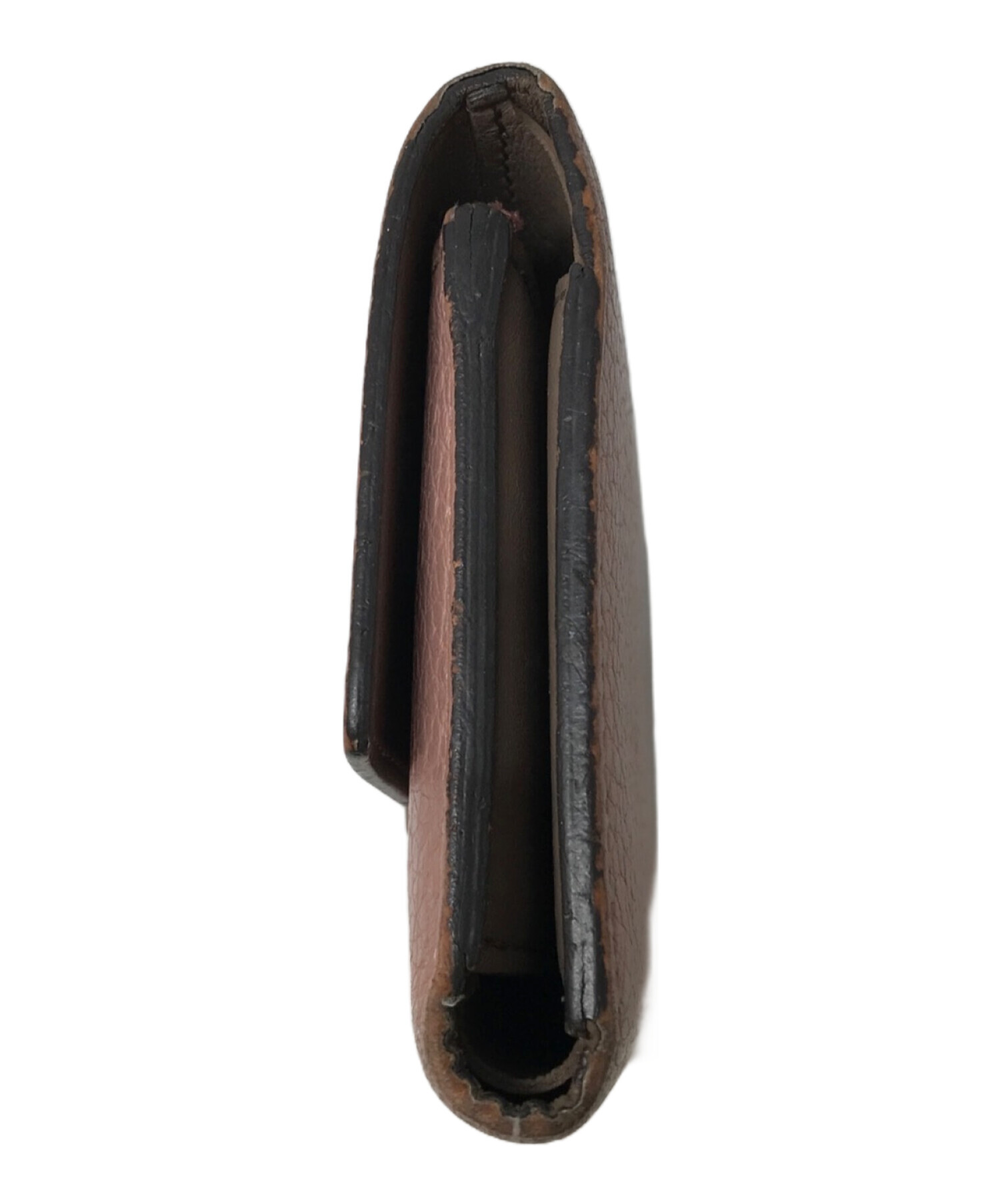 中古・古着通販】LOUIS VUITTON (ルイ ヴィトン) 3つ折り財布 ピンク