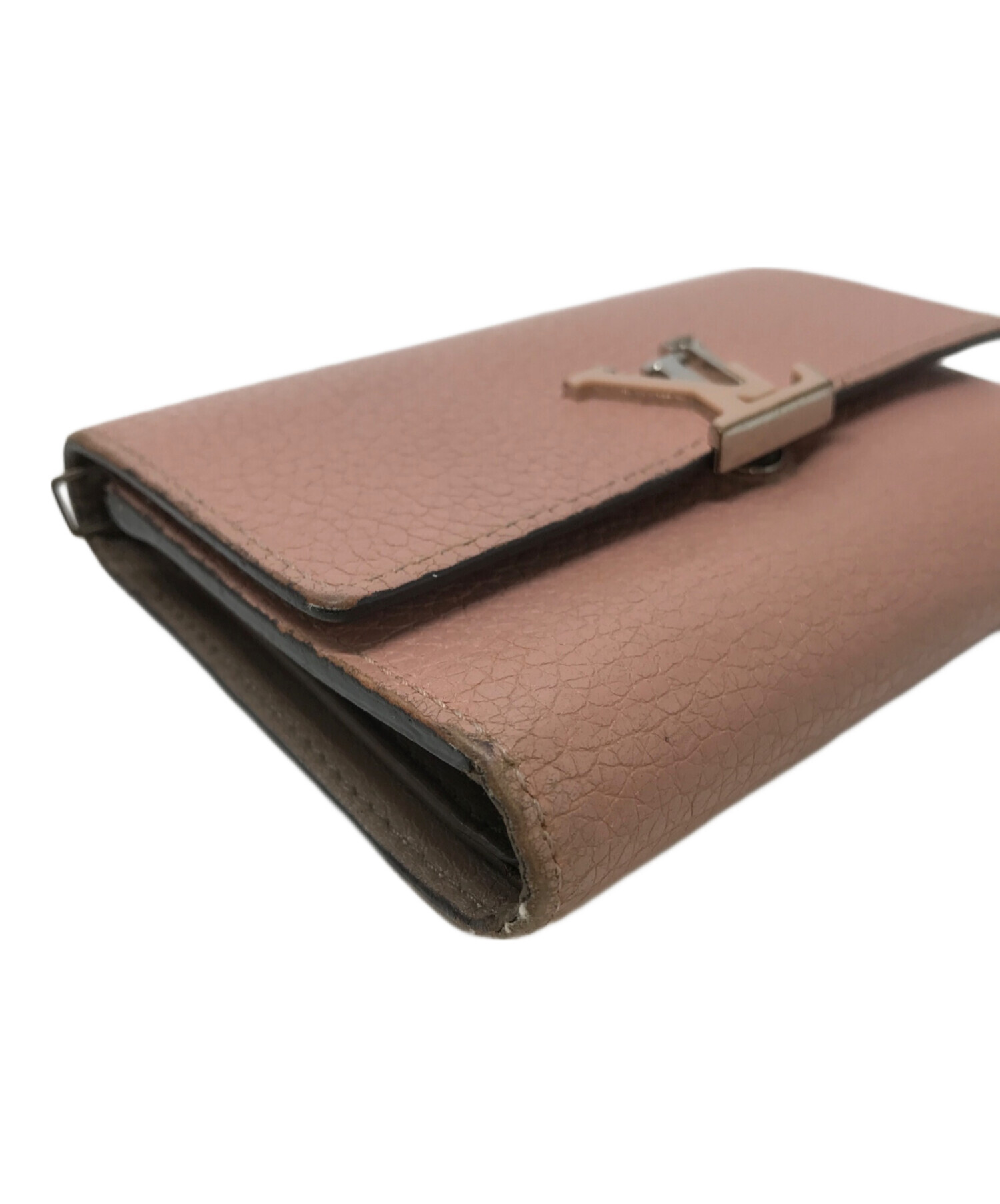 中古・古着通販】LOUIS VUITTON (ルイ ヴィトン) 3つ折り財布 ピンク