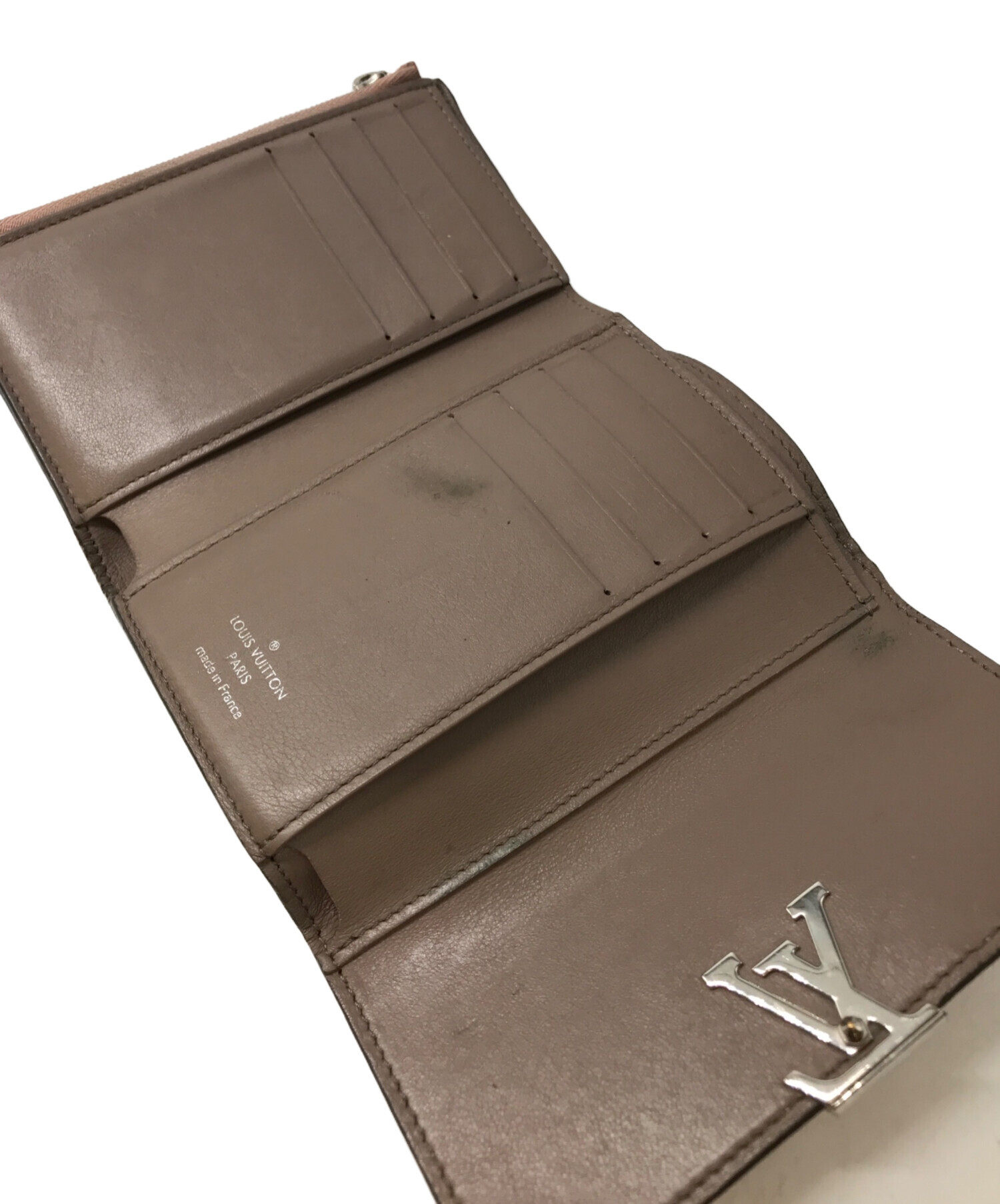 中古・古着通販】LOUIS VUITTON (ルイ ヴィトン) 3つ折り財布 ピンク