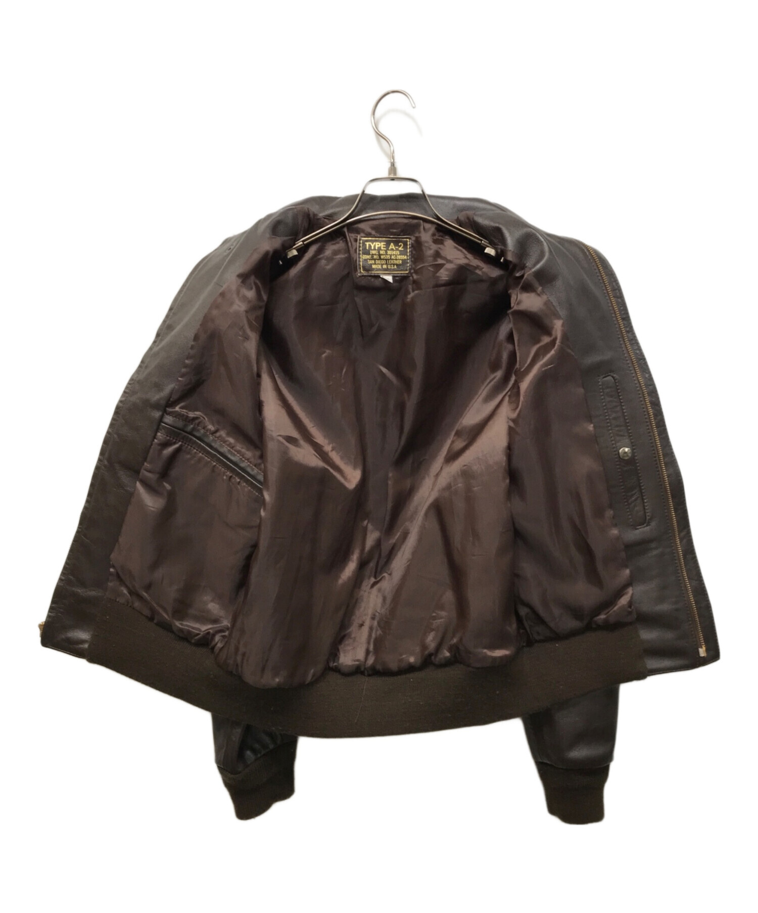 中古・古着通販】SAN DIEGO LEATHER (サンディエゴレザー) A-2タイプ