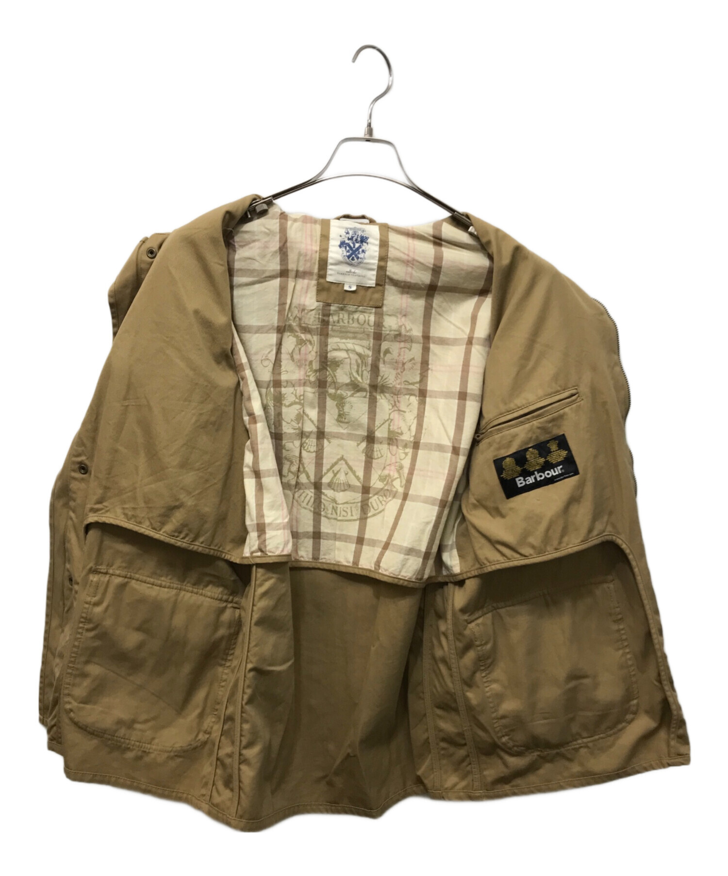 Barbour ベージュ ジャケット Sサイズ Barbour ベージュ ジャケット 【公式通販】