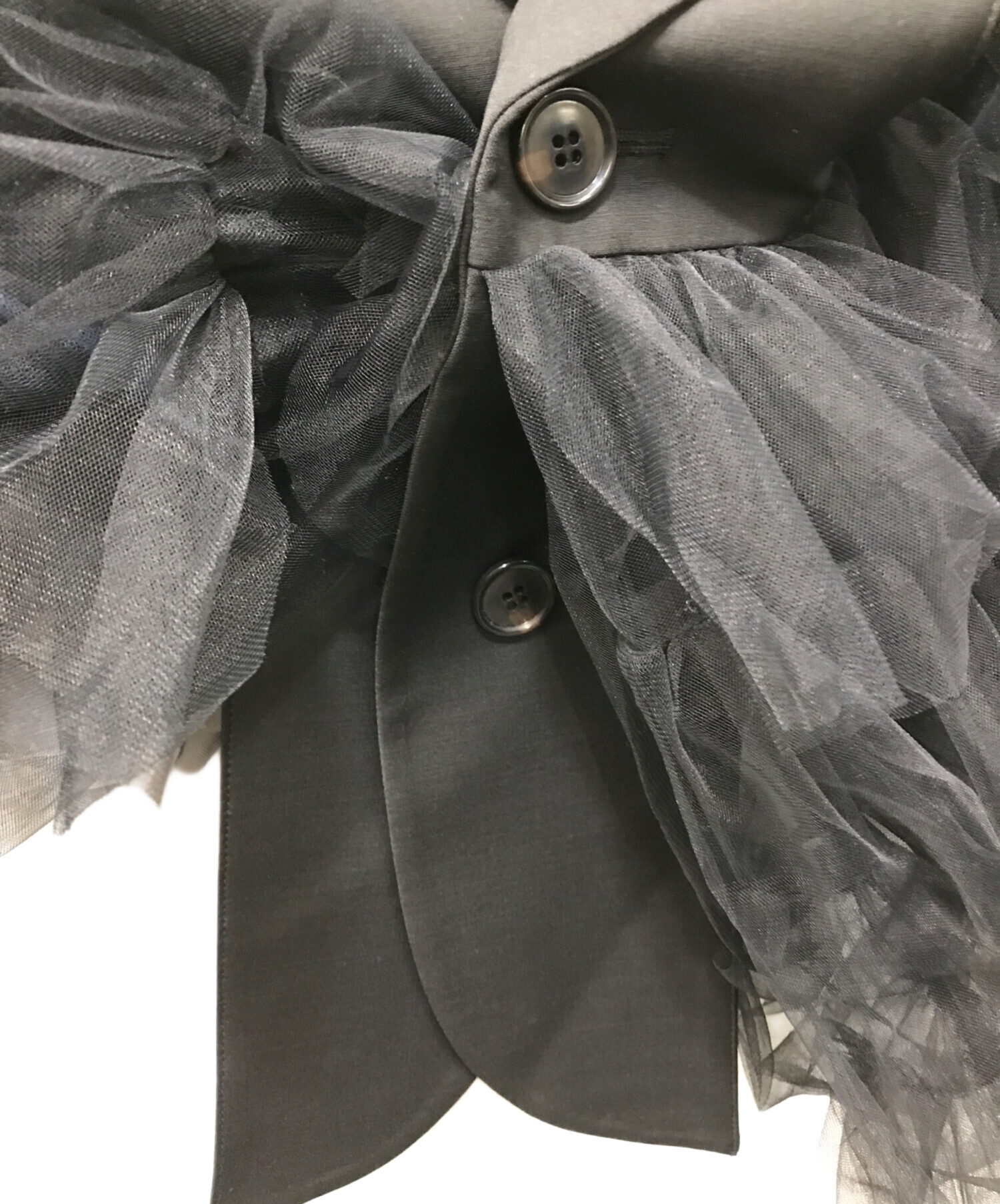VIVIANO チュールベスト 中古・古着通販】VIVIANO (ヴィヴィアーノ) チュールベスト ネイビー