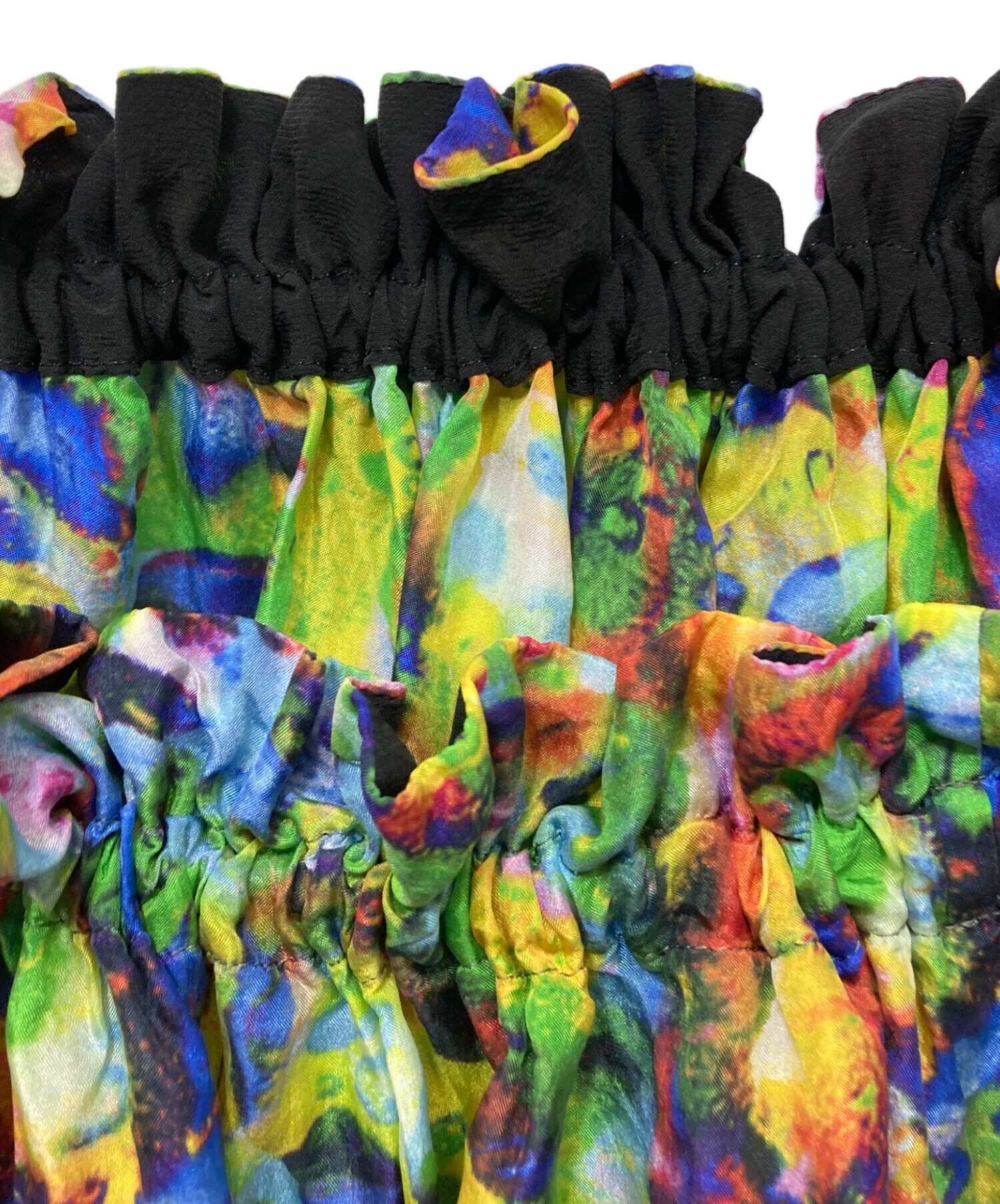 Yohji Yamamoto ヨウジヤマモト シルク総柄スカート　日本製　割引中 中古・古着通販】YOHJI YAMAMOTO (ヨウジヤマモト) 総柄シルクスカート