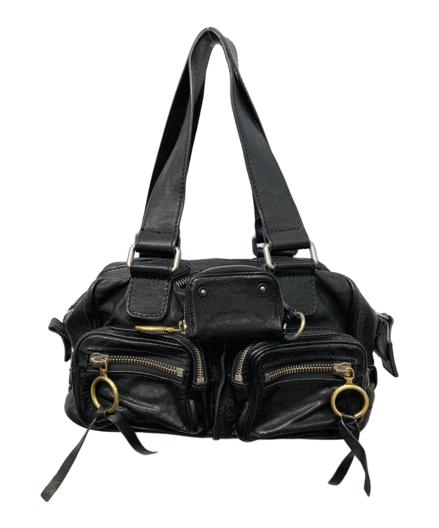 中古・古着通販】Chloe (クロエ) マルチポケットレザーハンドバッグ