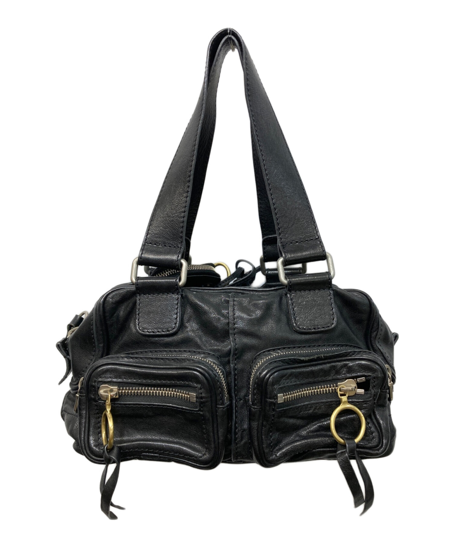 中古・古着通販】Chloe (クロエ) マルチポケットレザーハンドバッグ 