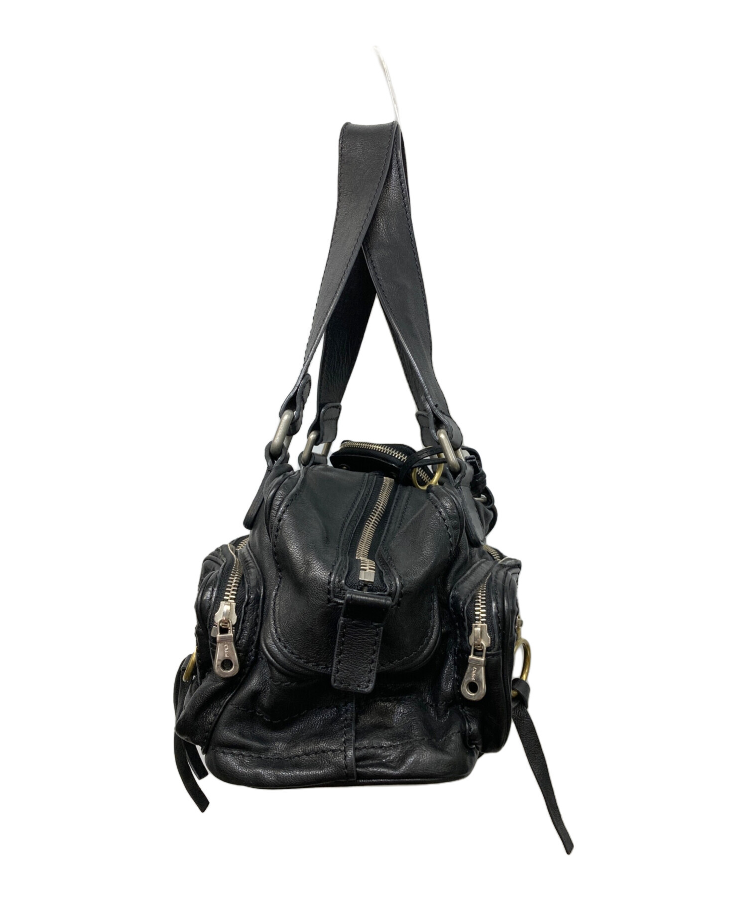 中古・古着通販】Chloe (クロエ) マルチポケットレザーハンドバッグ