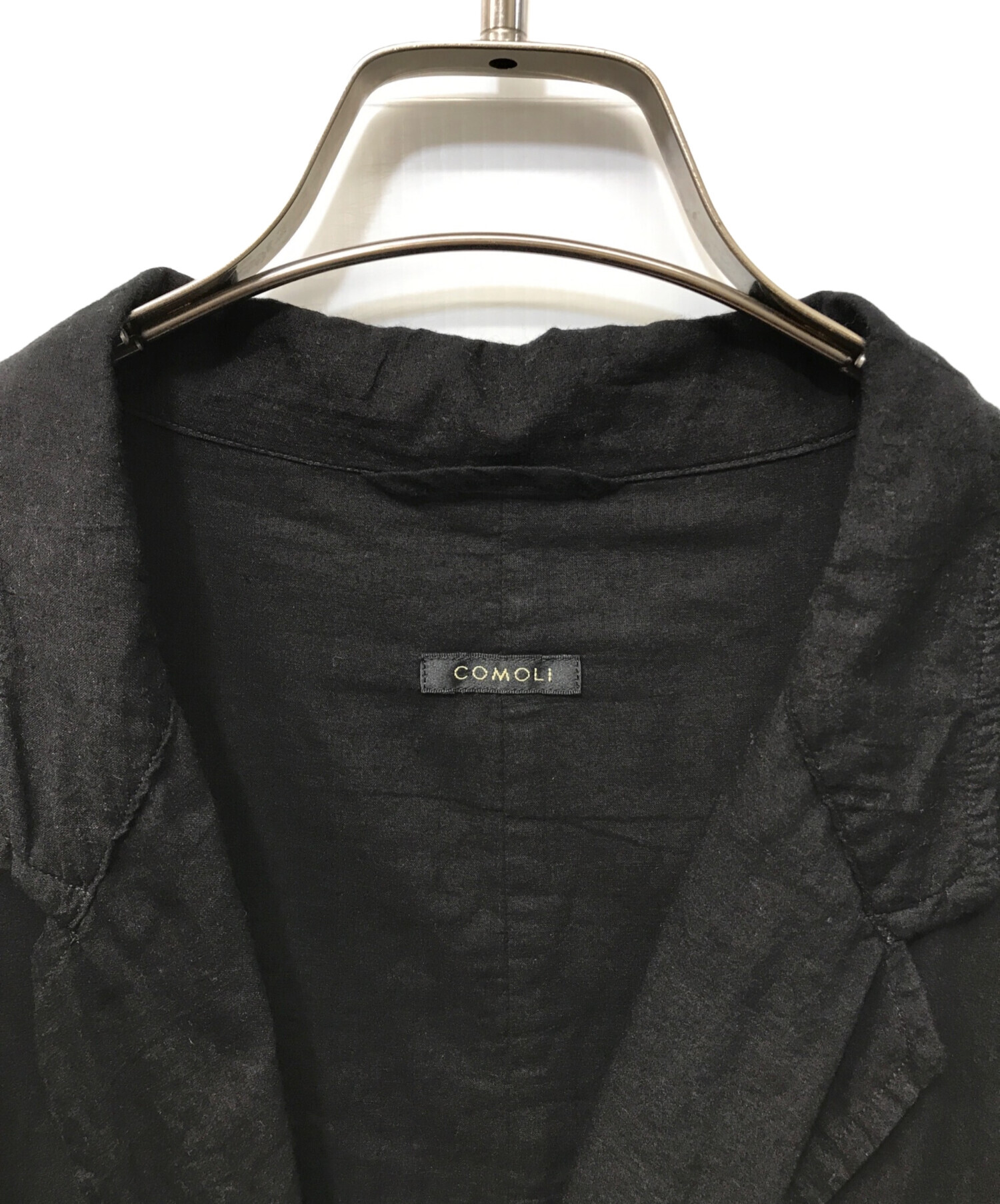 中古・古着通販】COMOLI (コモリ) KHADIコットン ジャケット ブラック