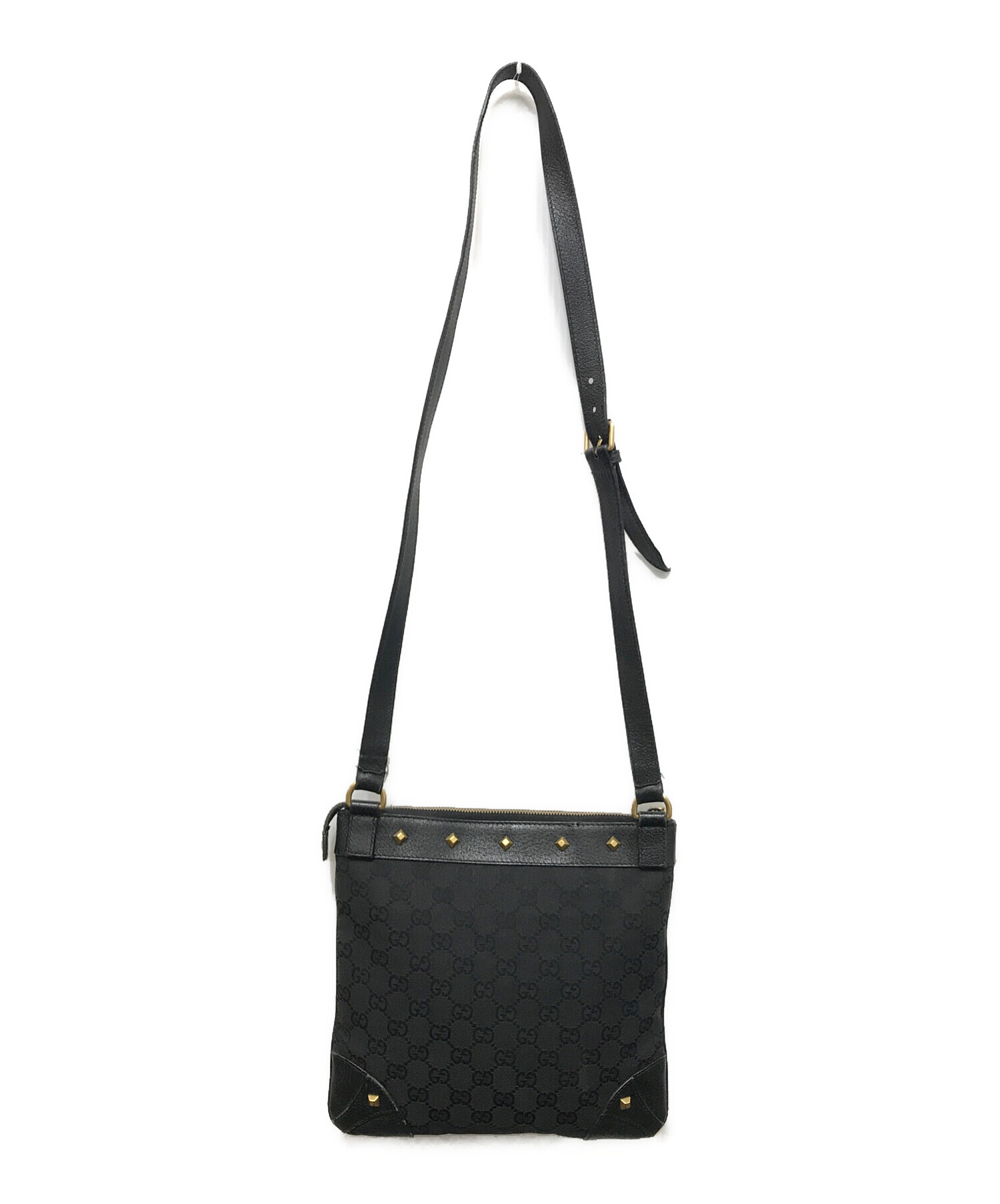 中古・古着通販】GUCCI (グッチ) GGキャンバス ショルダーバッグ 