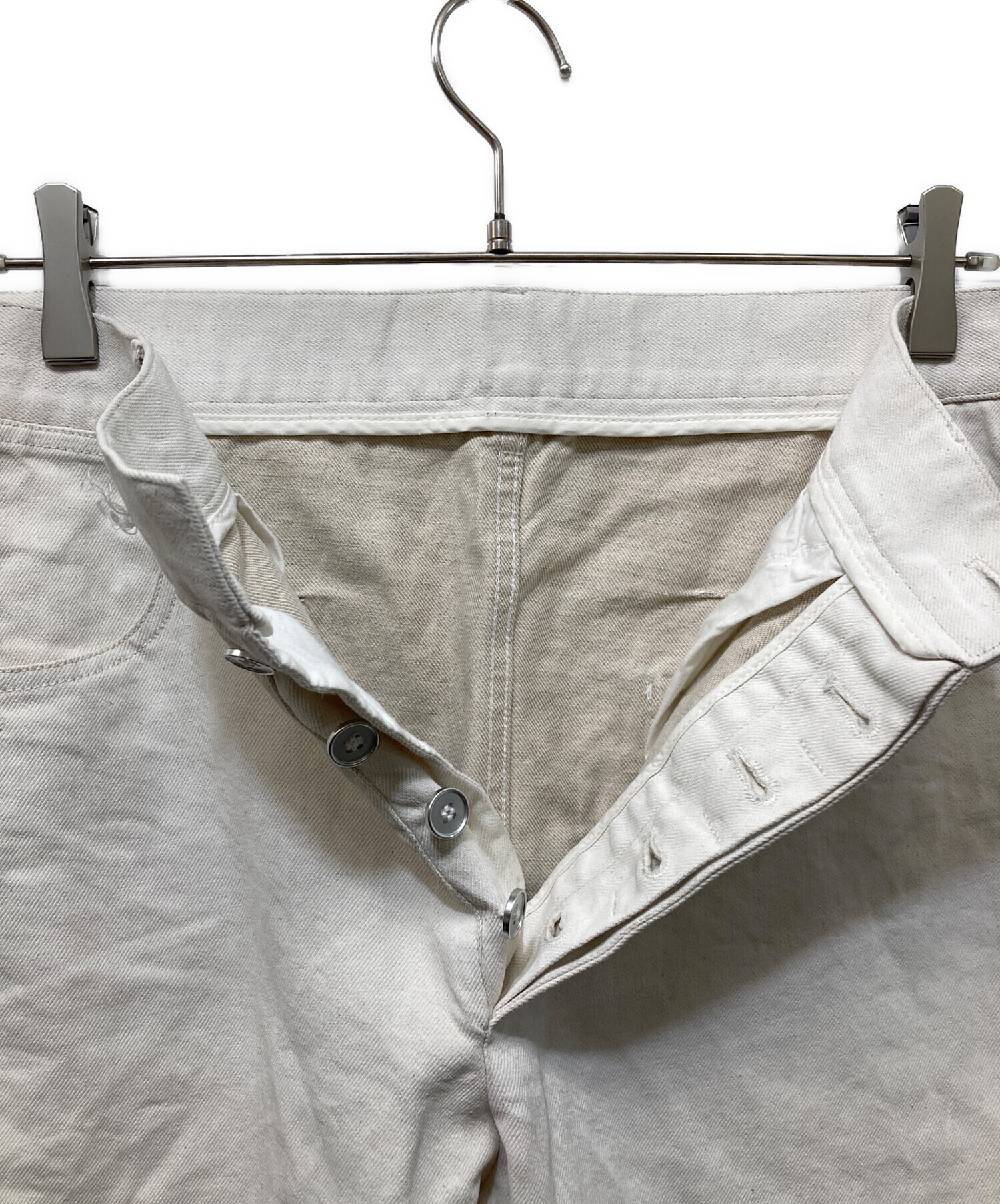 JIL SANDER+ クリームコットンパンツ JIL SANDER+ クリームコットンパンツ JIL SANDER+ クリーム