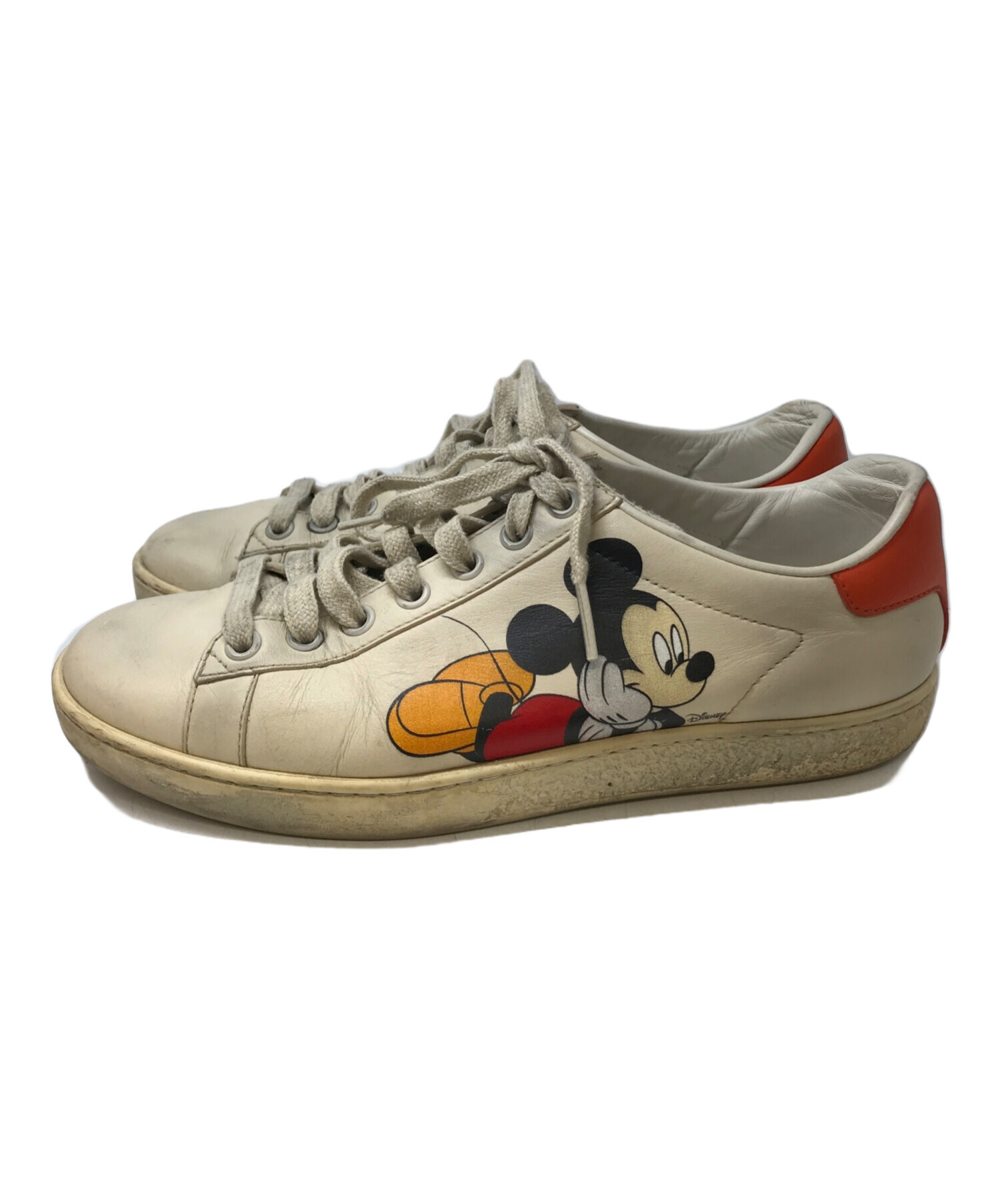 中古・古着通販】GUCCI (グッチ) DISNEY (ディズニー) エース レザー 