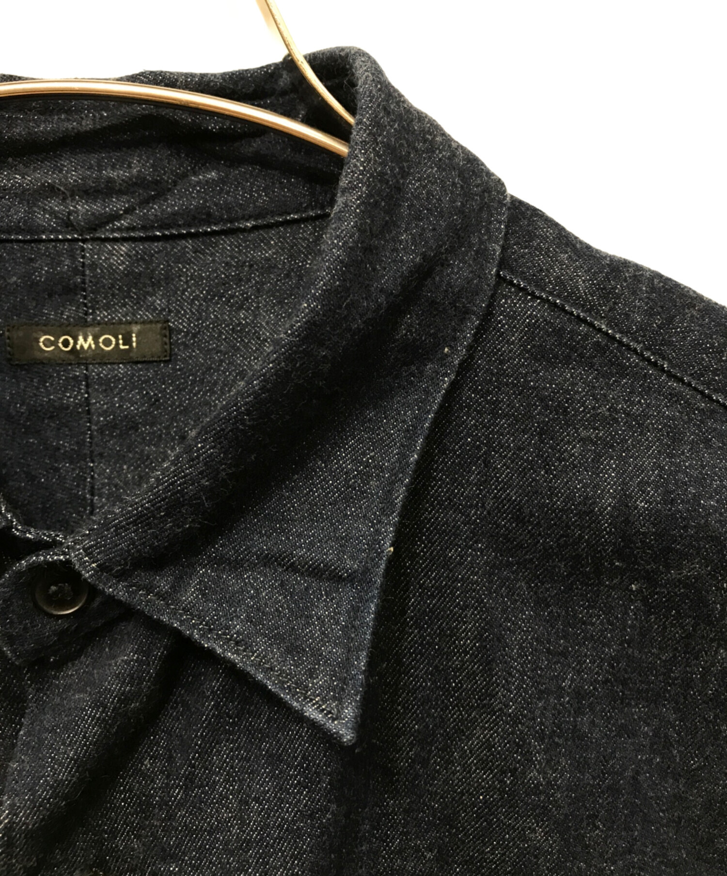 中古・古着通販】COMOLI (コモリ) デニム コモリシャツ インディゴ 