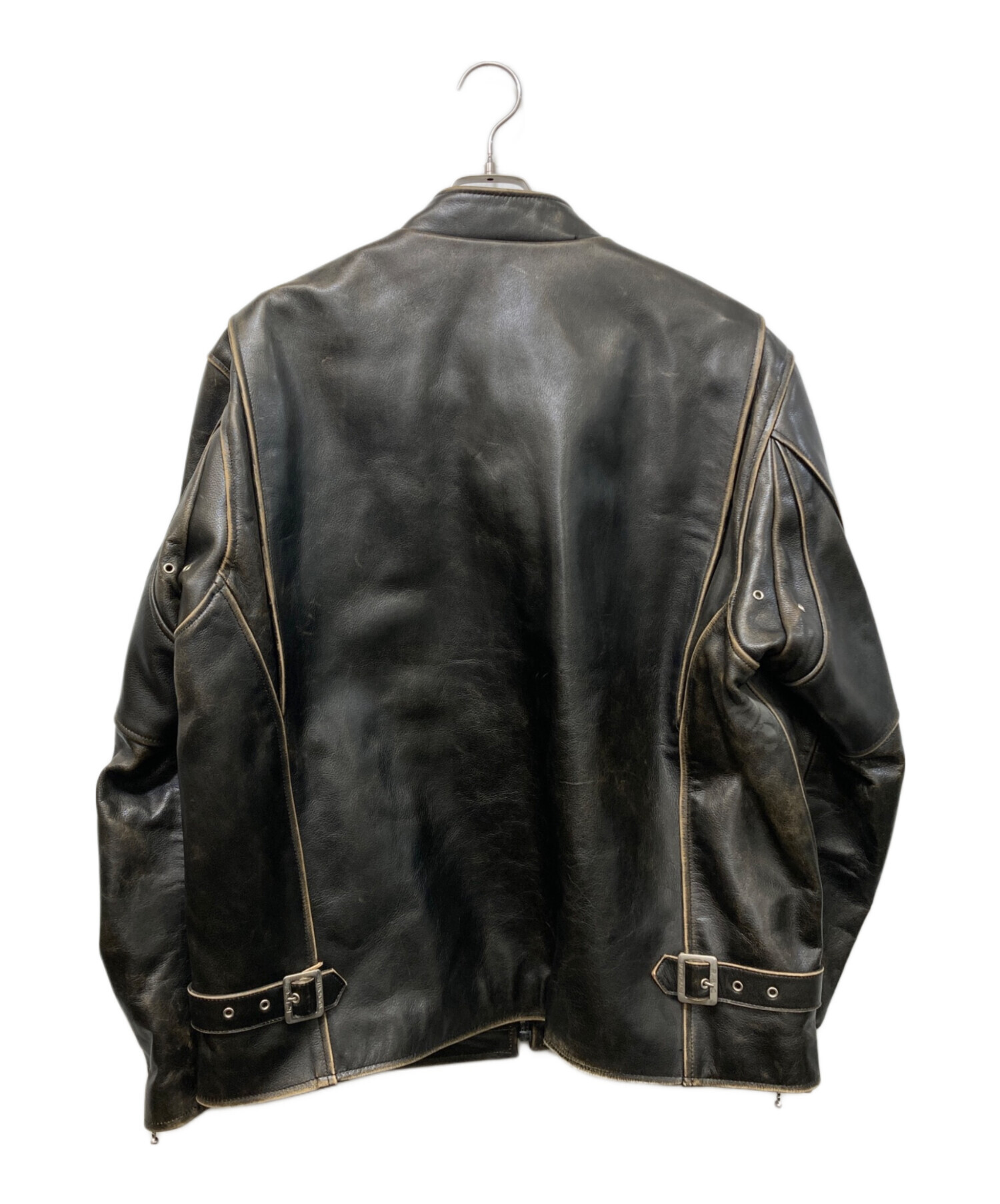 中古・古着通販】RBC (アールビーシー) レザーシングルライダース