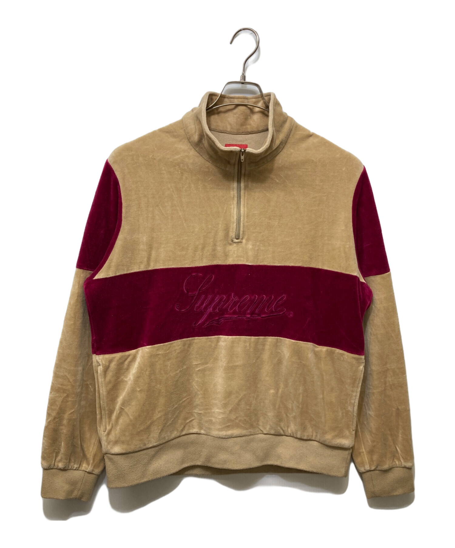 中古・古着通販】Supreme (シュプリーム) VELOUR HALF ZIP PULLOVER