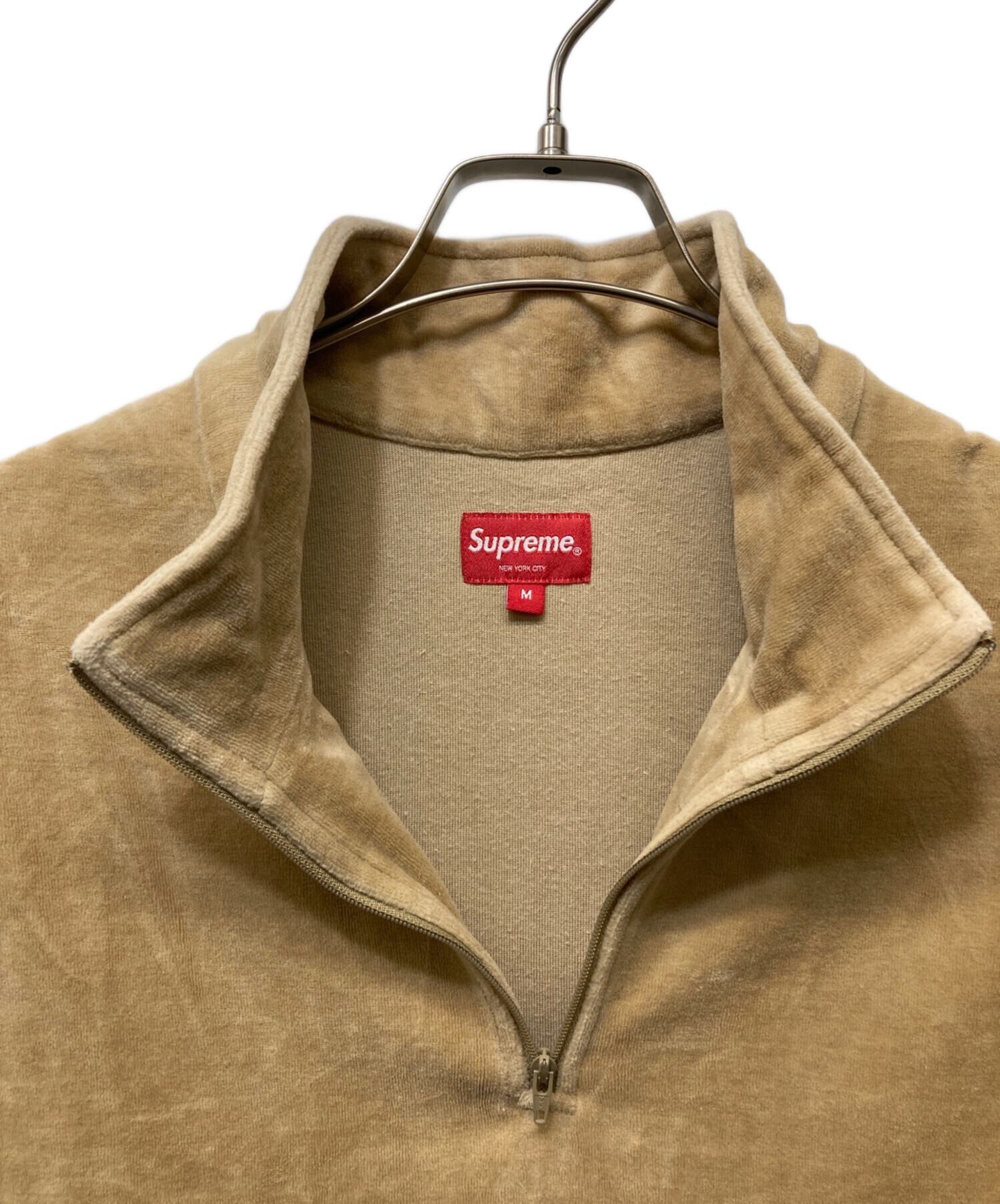 中古・古着通販】Supreme (シュプリーム) VELOUR HALF ZIP PULLOVER 