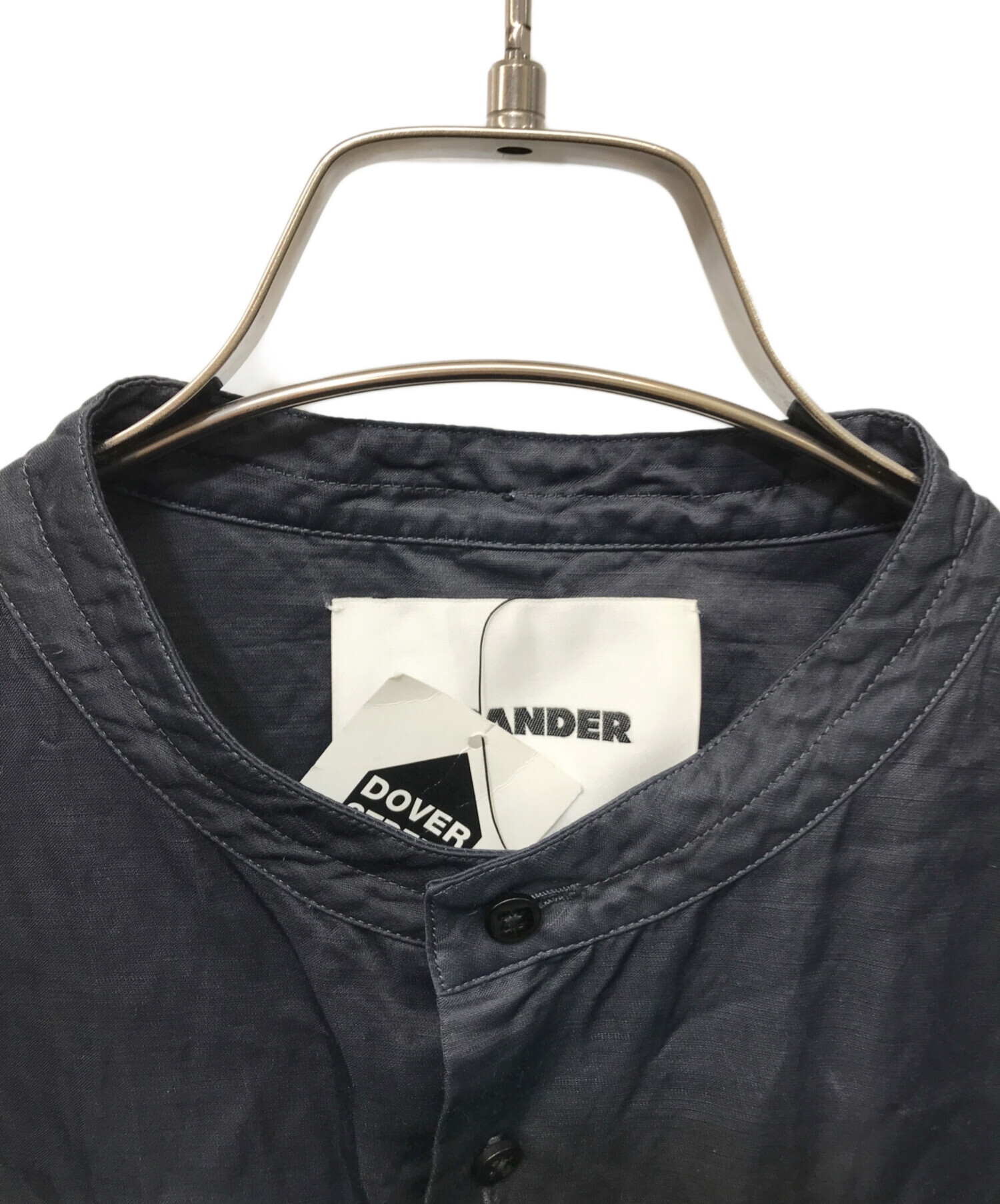 中古・古着通販】JIL SANDER (ジルサンダー) 絞り染めバンドカラー 