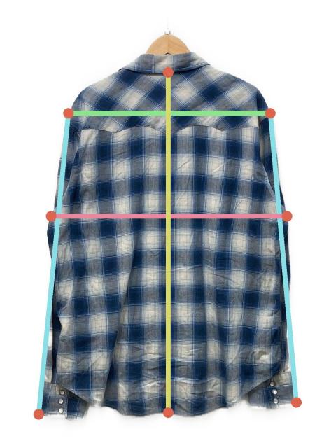 中古・古着通販】RRL (ダブルアールエル) オンブレチェックウエスタン