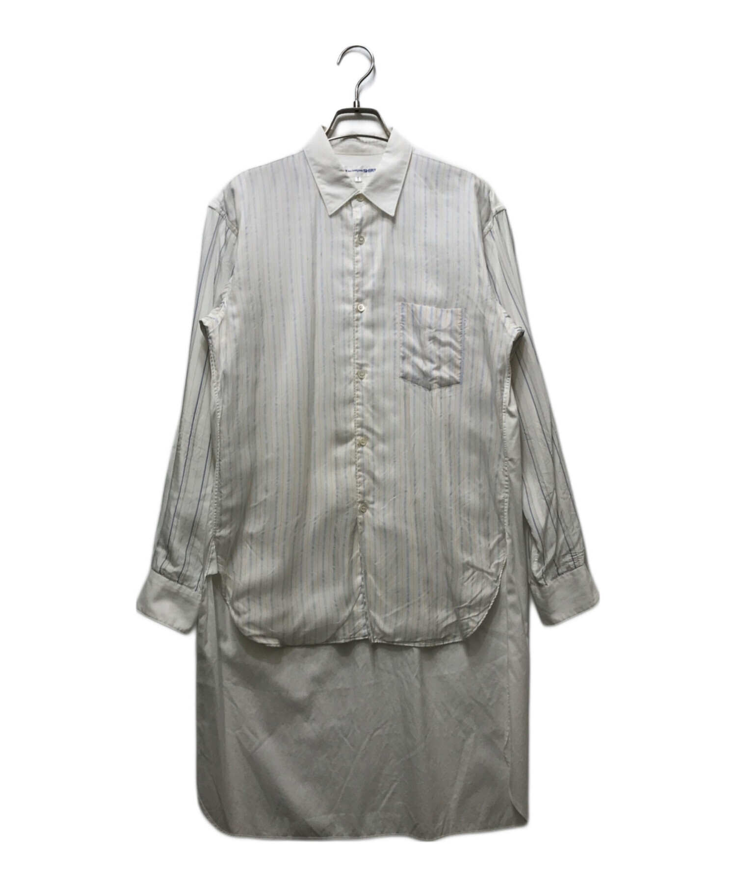 古着 コムデギャルソン シャツ ロンT アイスグレイ 中古・古着通販】COMME des GARCONS SHIRT (コムデギャルソンシャツ