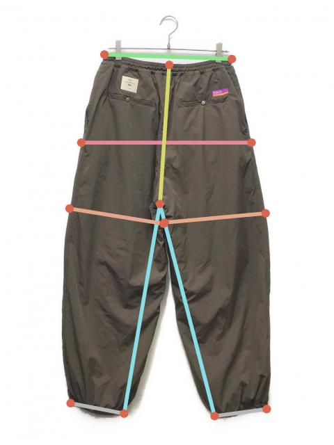 中古・古着通販】Name. (ネーム) REVERSIBLE NYLON EASY PANTS カーキ